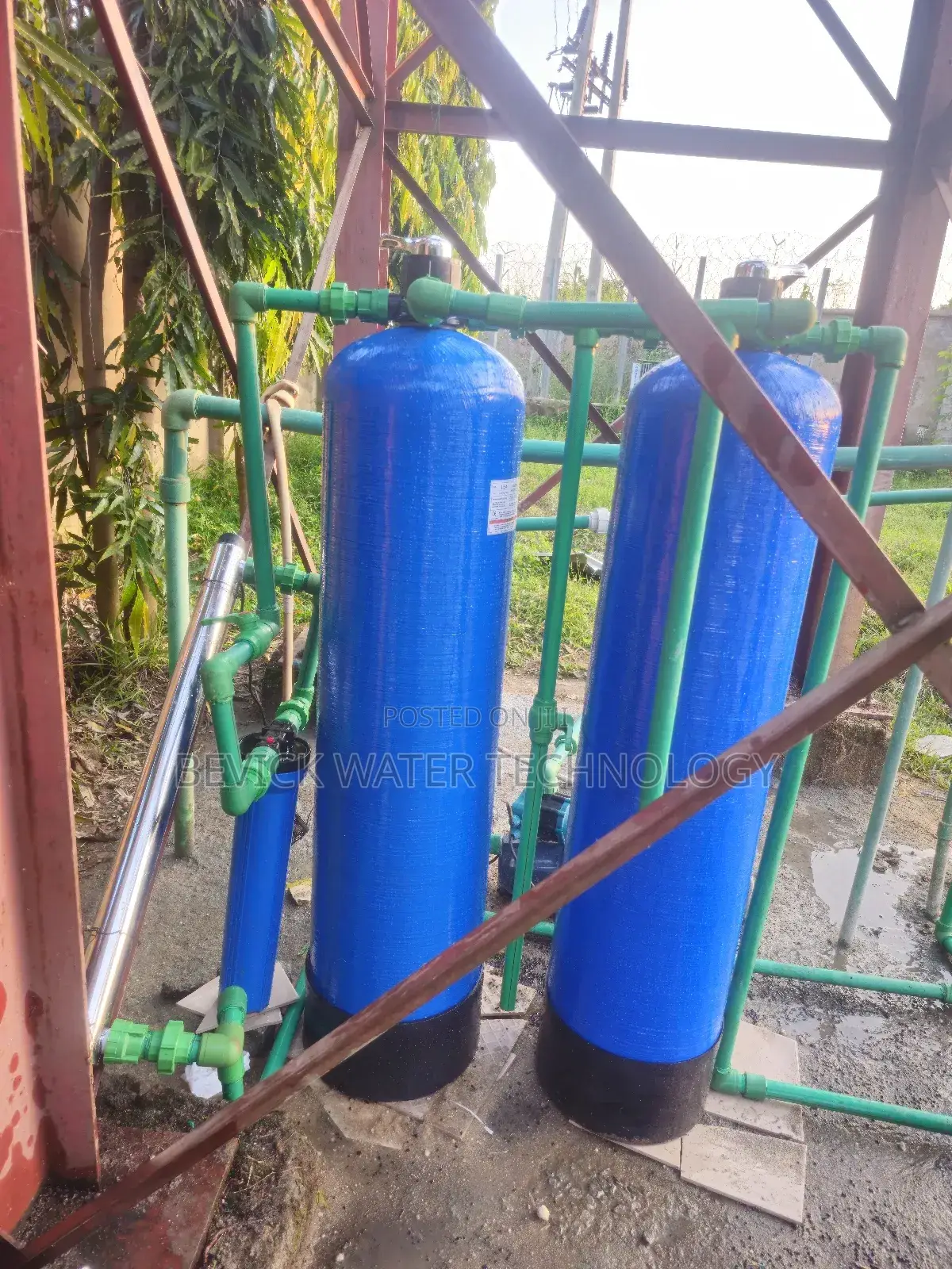 Fibre Glass Water Treatment System With Uv Sterilizer
