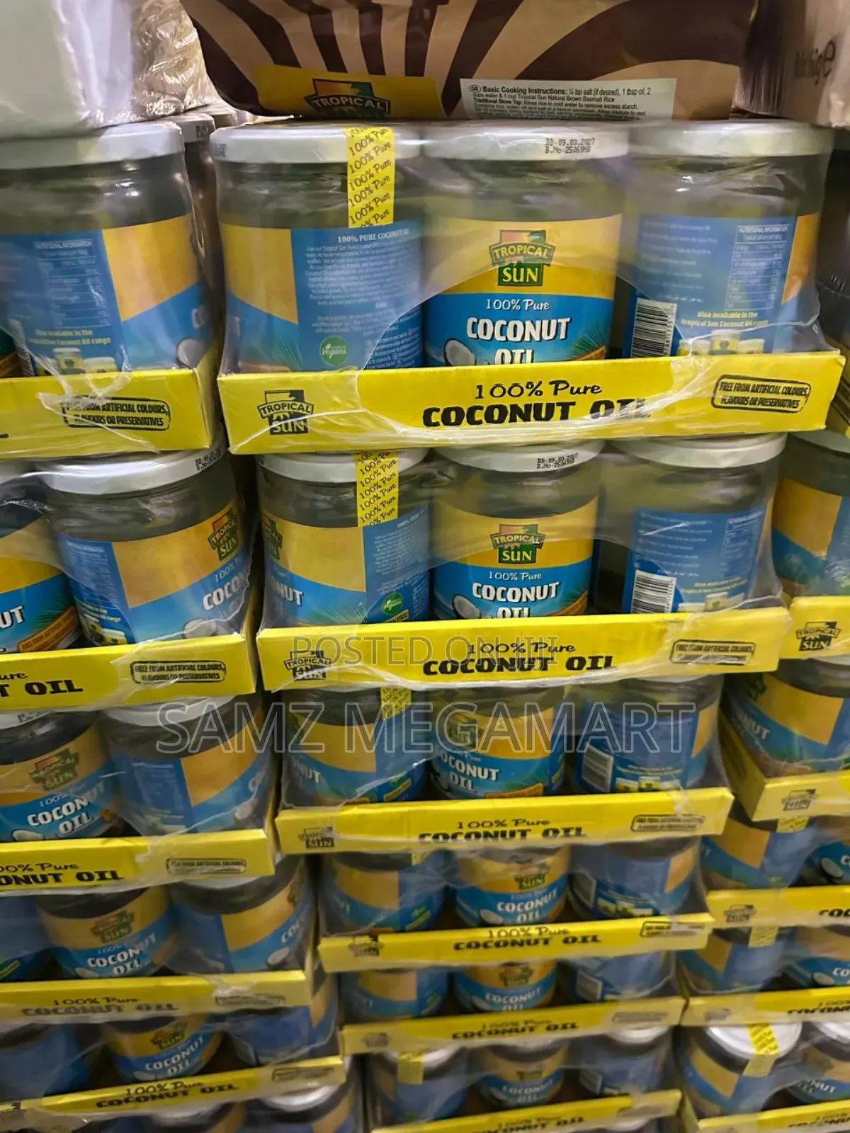 Tropical Sun Pure Coconut Oil 12x250ml