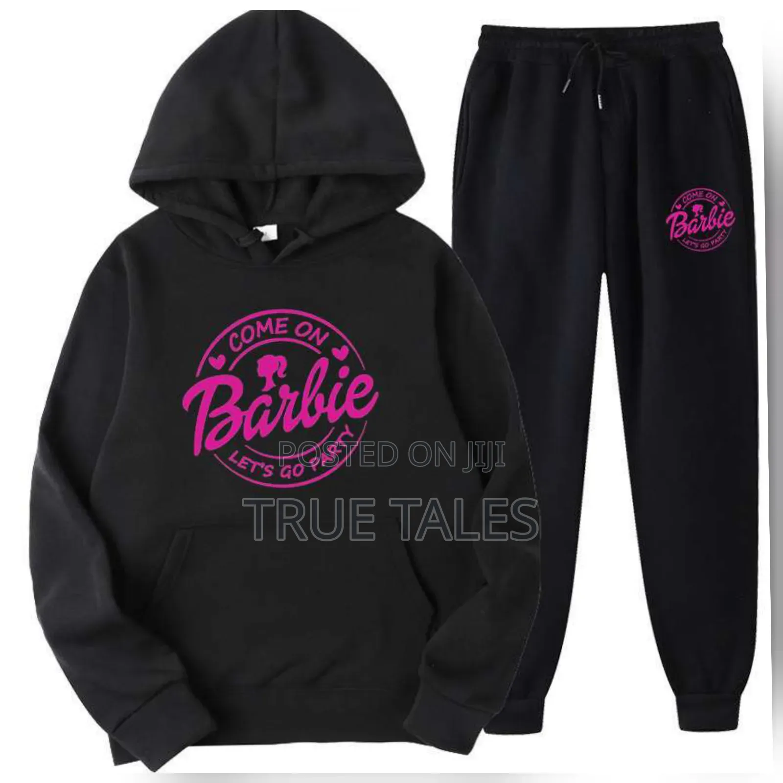 Barbie Hoodies And Joggers Set For Ages 12 To 22 Years