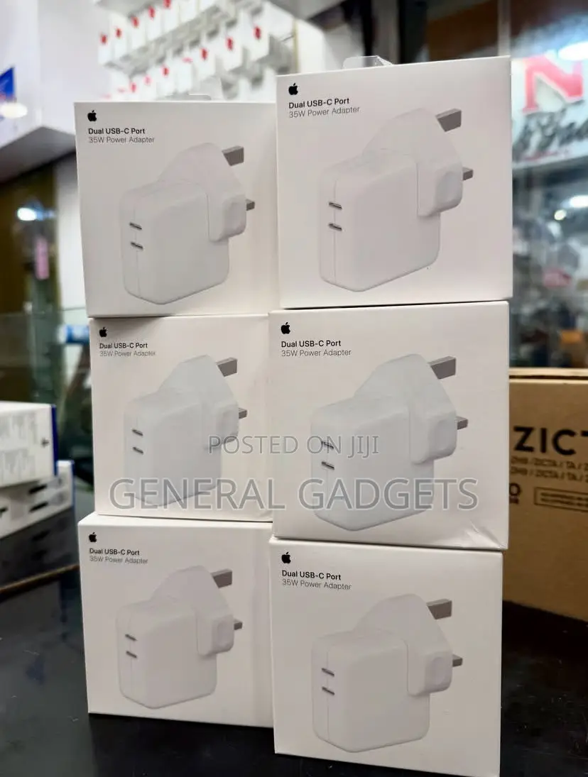 Original Apple Dual Usb-C Adapter (35w Fast Charger )