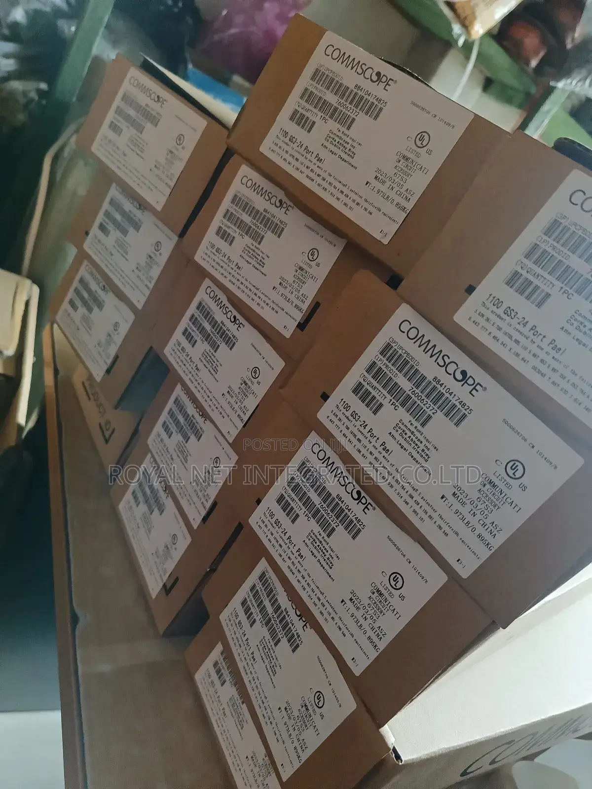 24 Port Patch Panel Comscope Pure Copper