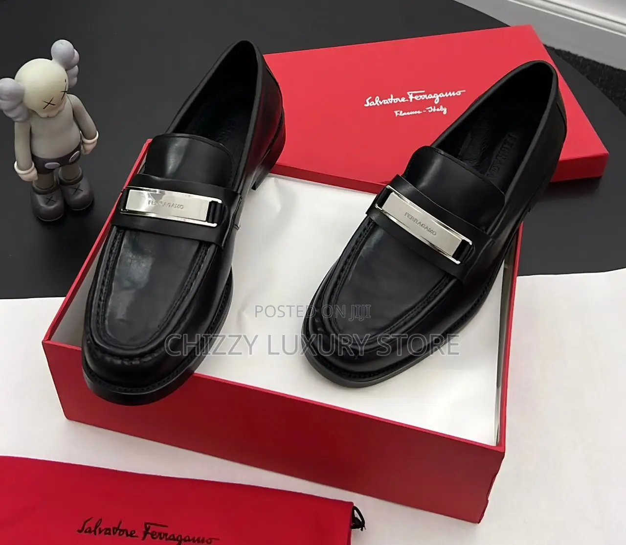 Salvatore Ferragamo Quality Luxury Men Cooperate Shoe