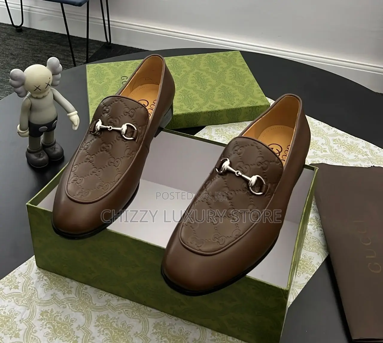 Gucci Quality Luxury Men Genuine Leather Shoe