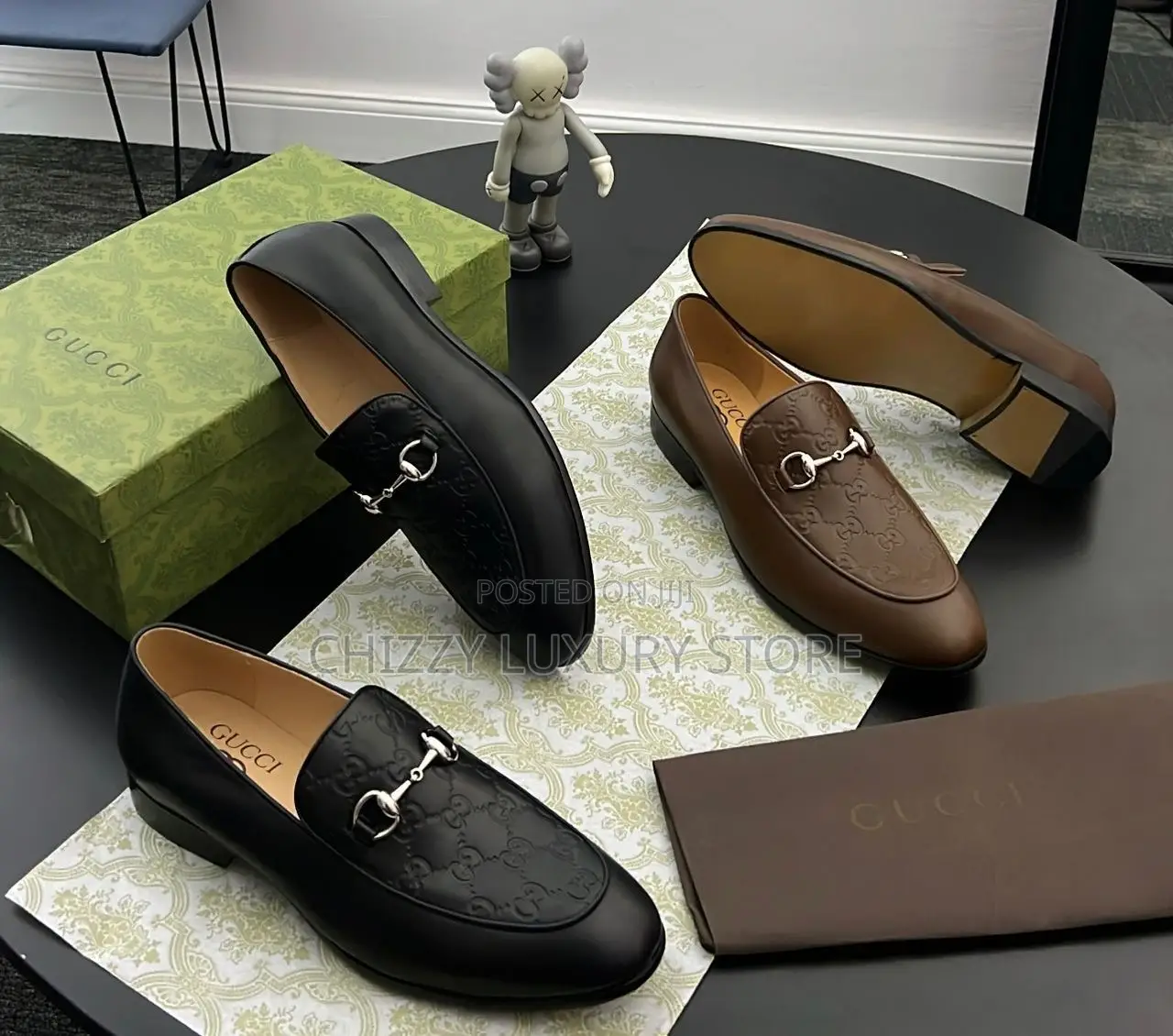 Gucci Quality Luxury Men Genuine Leather Shoe