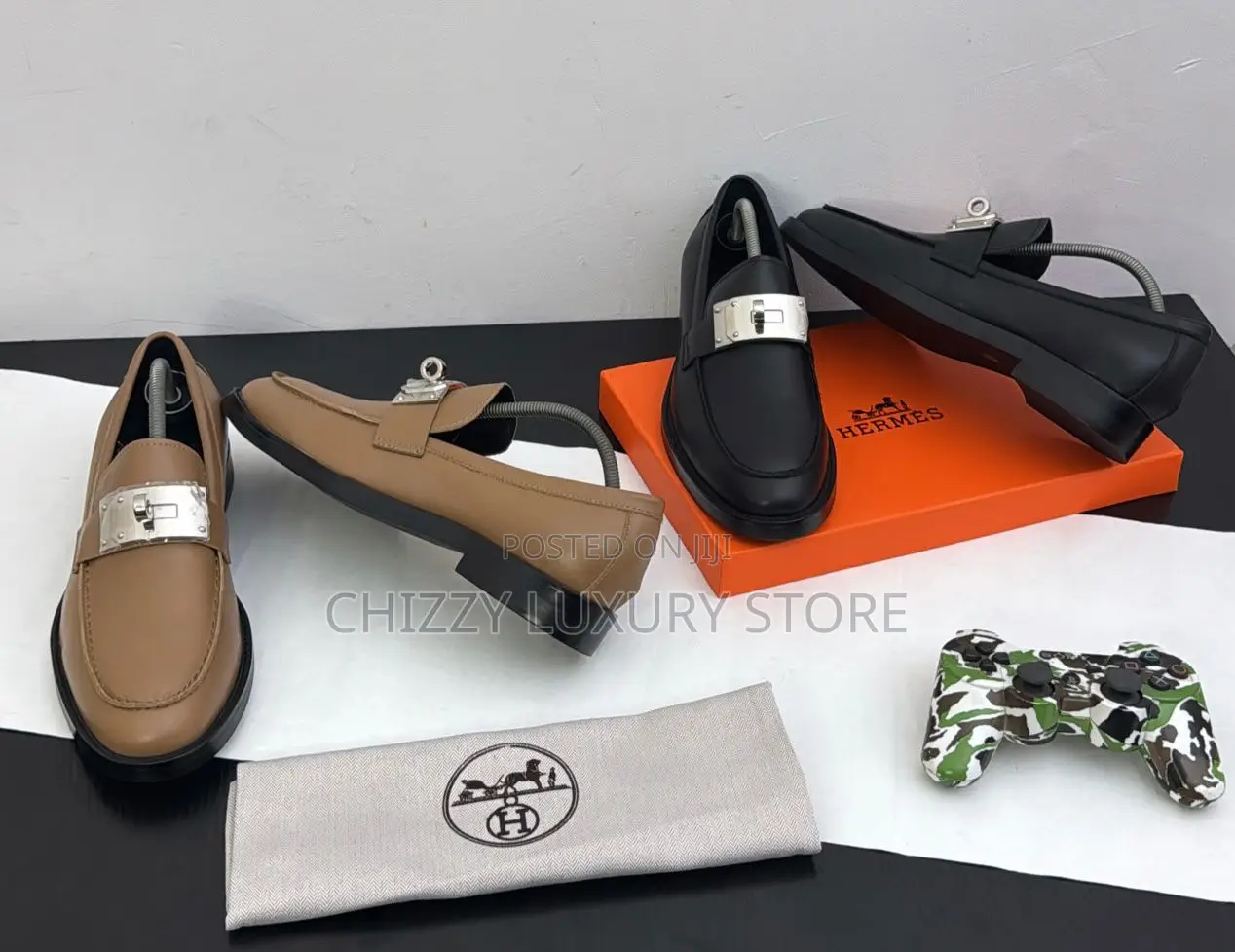 Hermes Quality Luxury Men Cooperate Shoe