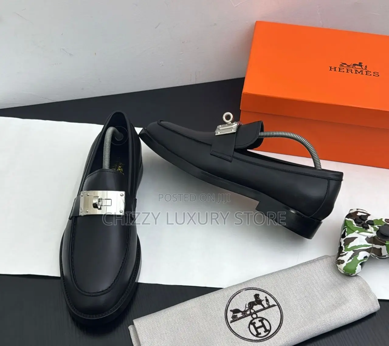 Hermes Quality Luxury Men Cooperate Shoe