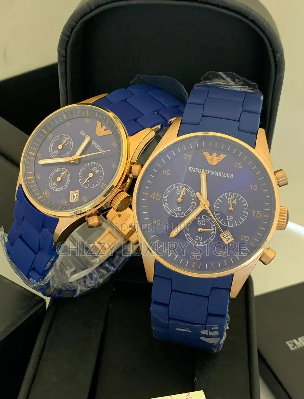 Emporio Armani Quality Luxury Couples Set Wristwatch