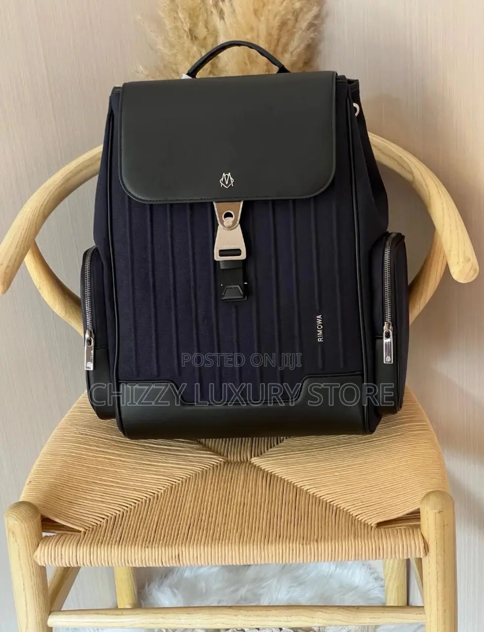 Fabric Rimowa Quality Luxury Genuine Leather Backpack