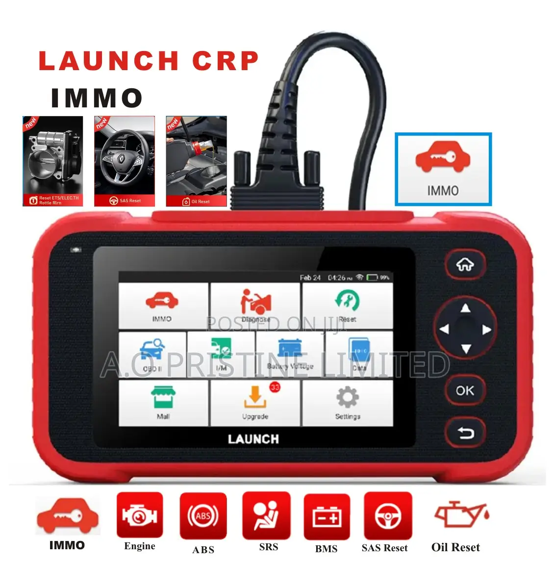 Launch CRP Immo Car Key Programmer Car Scanner
