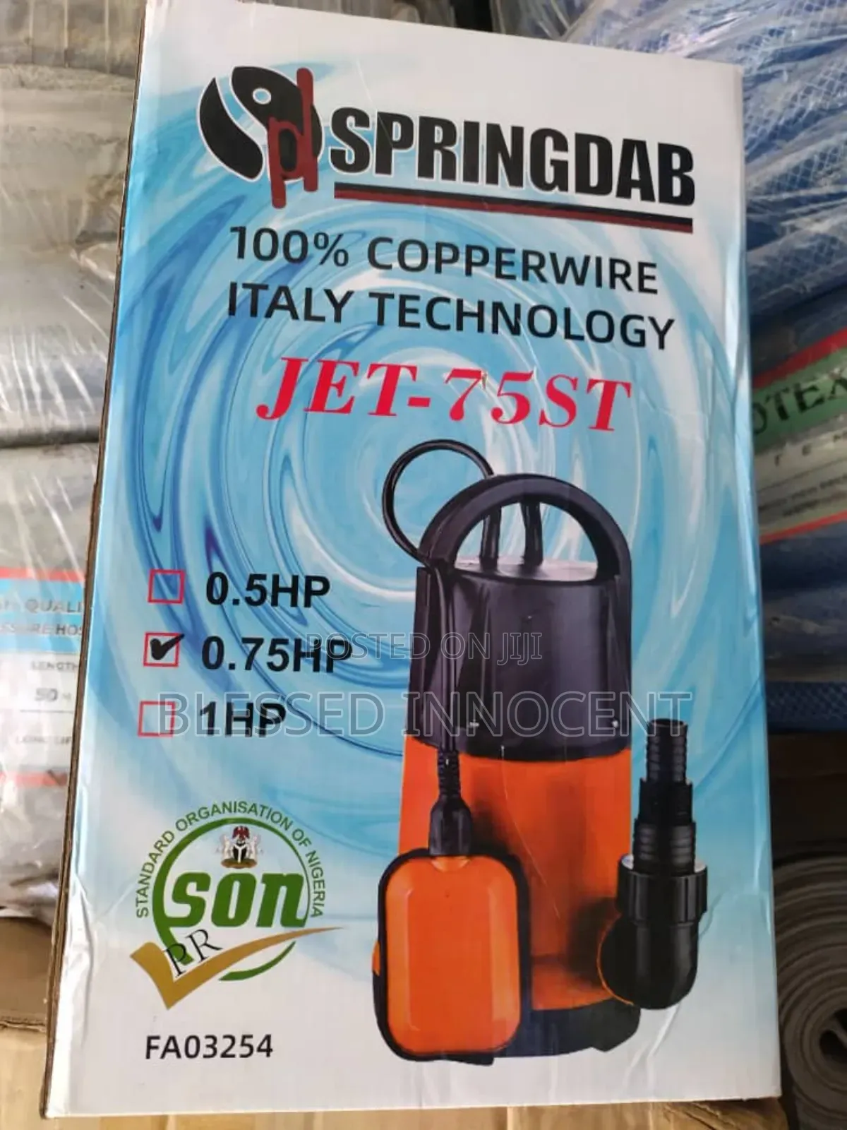 0.75 Hp Sewage Pump