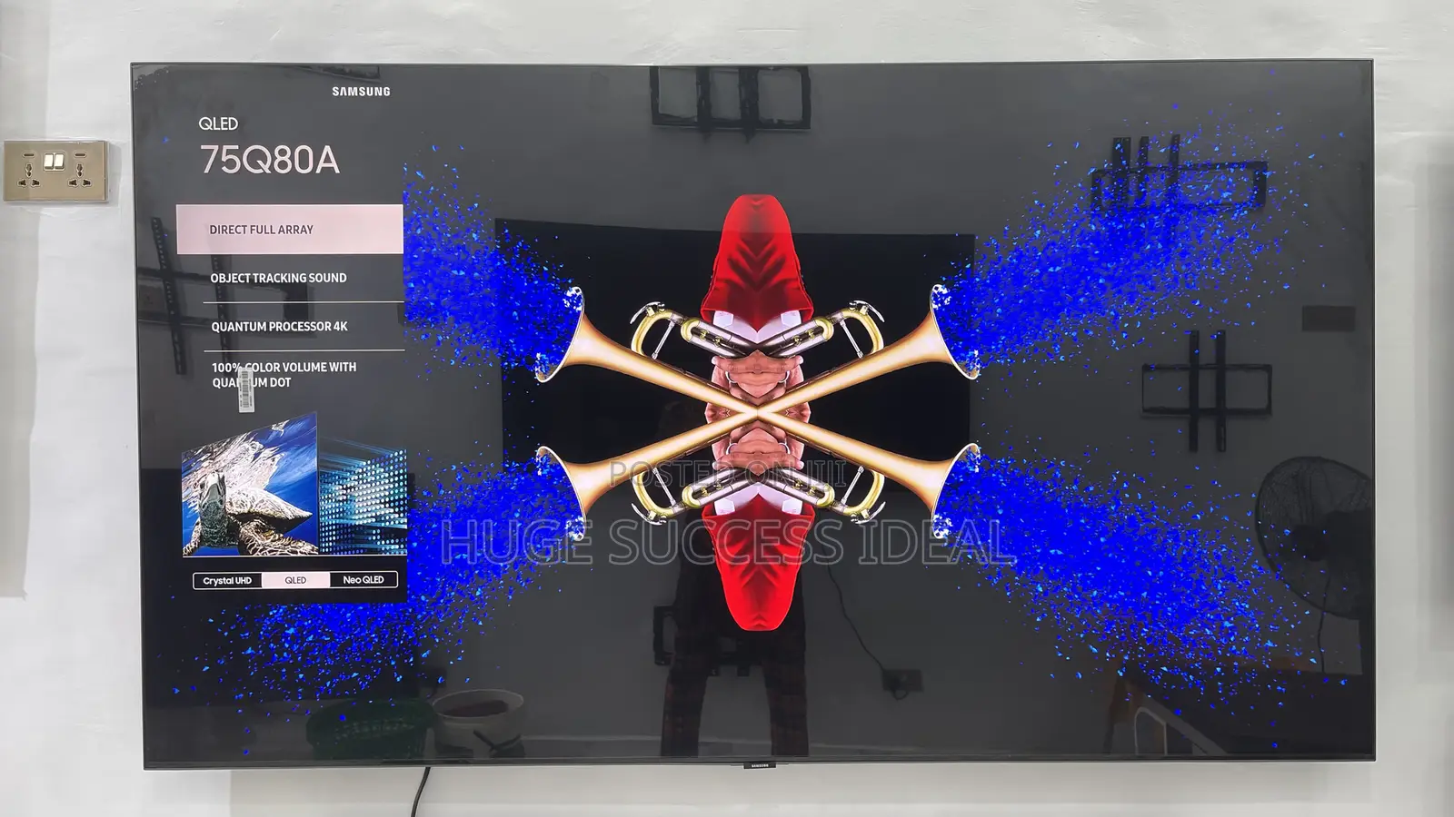 Samsung 75 Inch Qled Q80a Series Smart 4k Ultra Hd Her Tv 2021