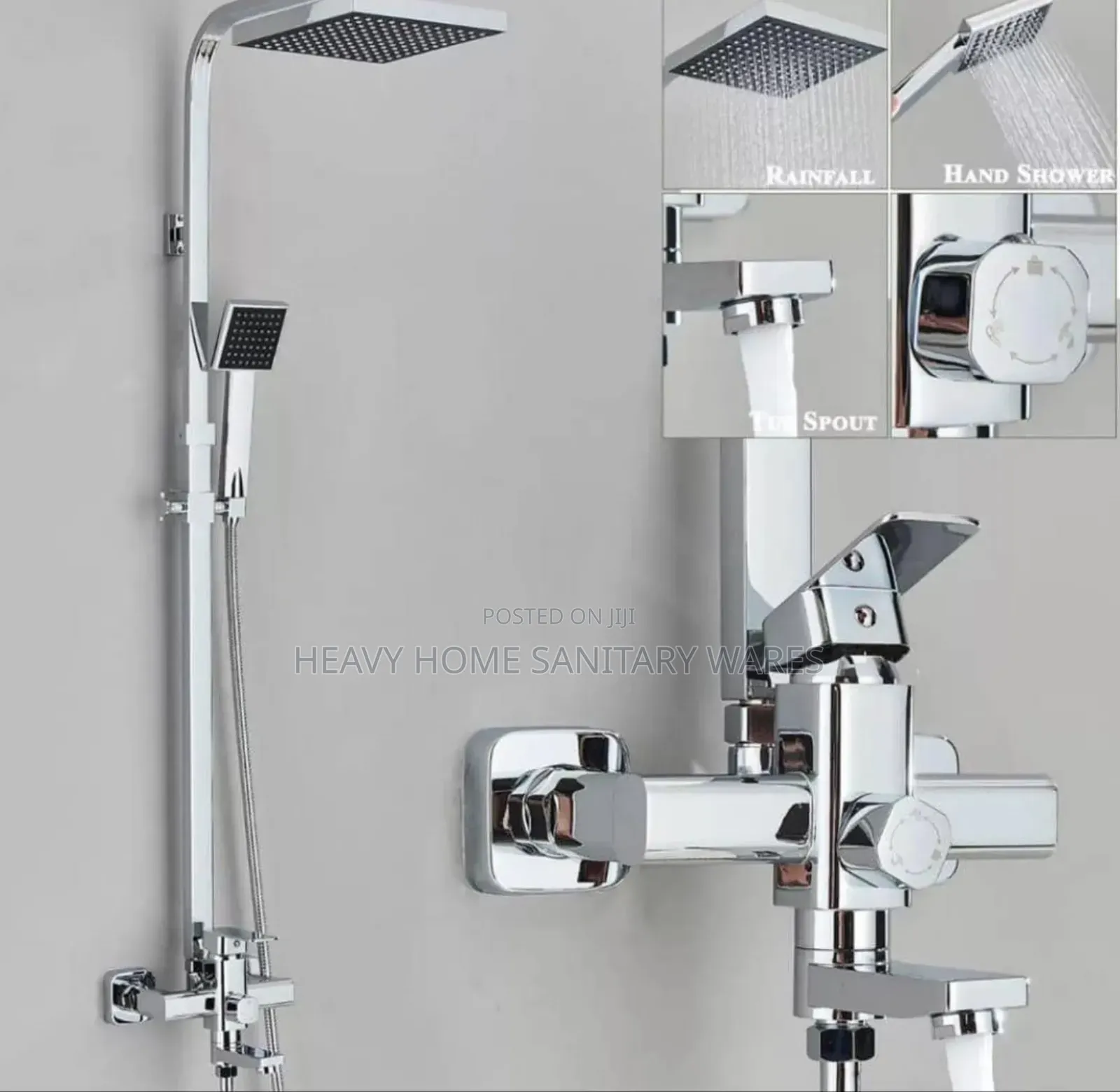 Pure Stainless Shower