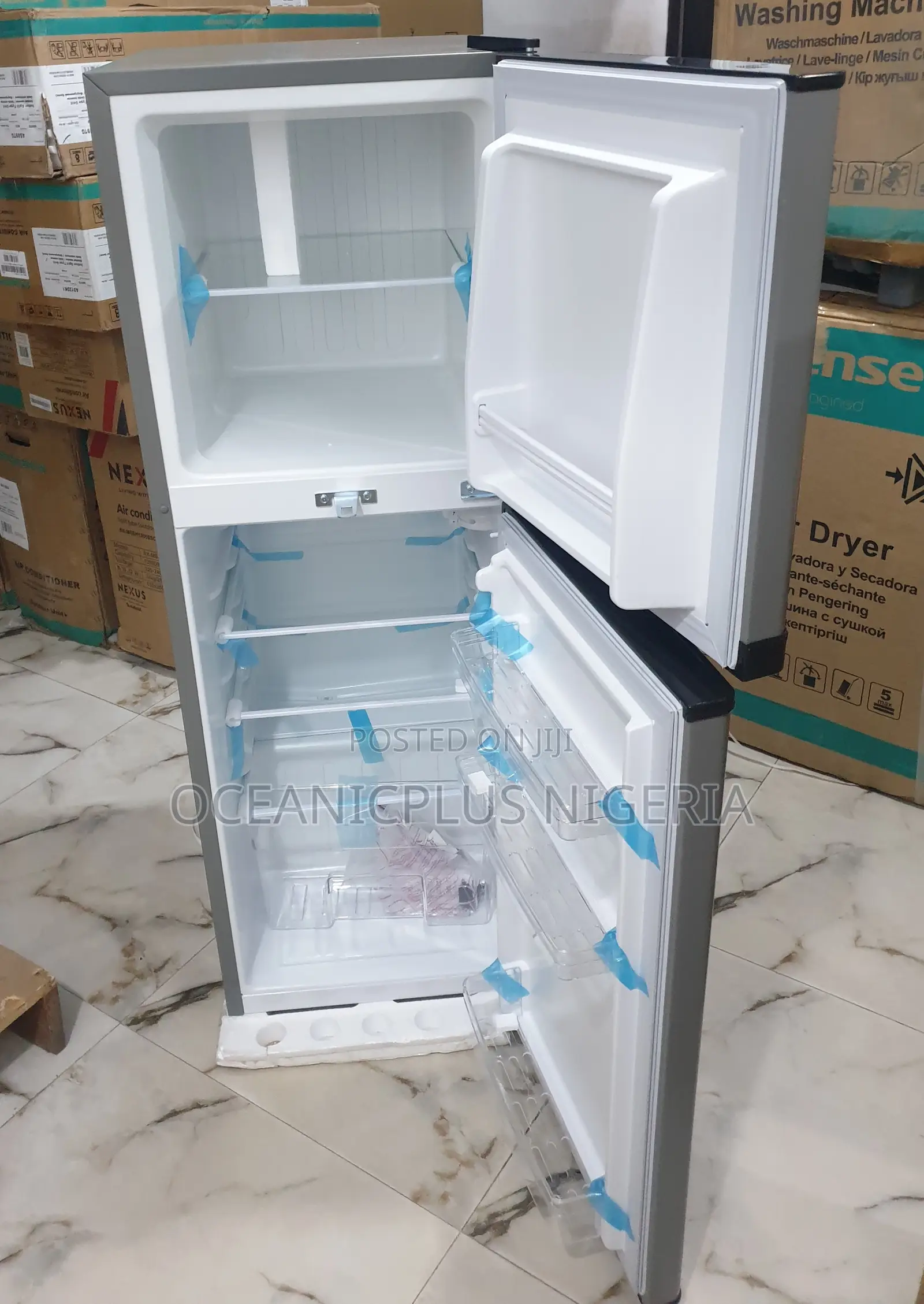 Rock Solid Aeon 138liters Double Door Refrigerator (Art138g)
