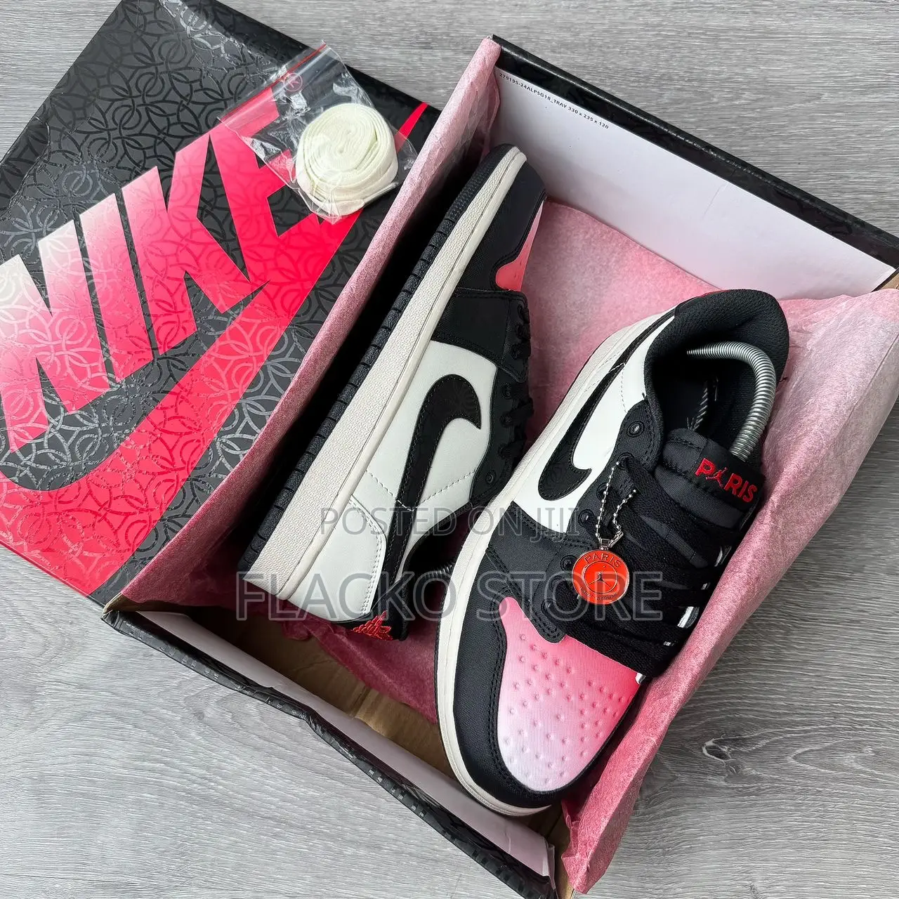 Original Paris Saint German X Air Jordan 1 Low Retro Og Sneakers