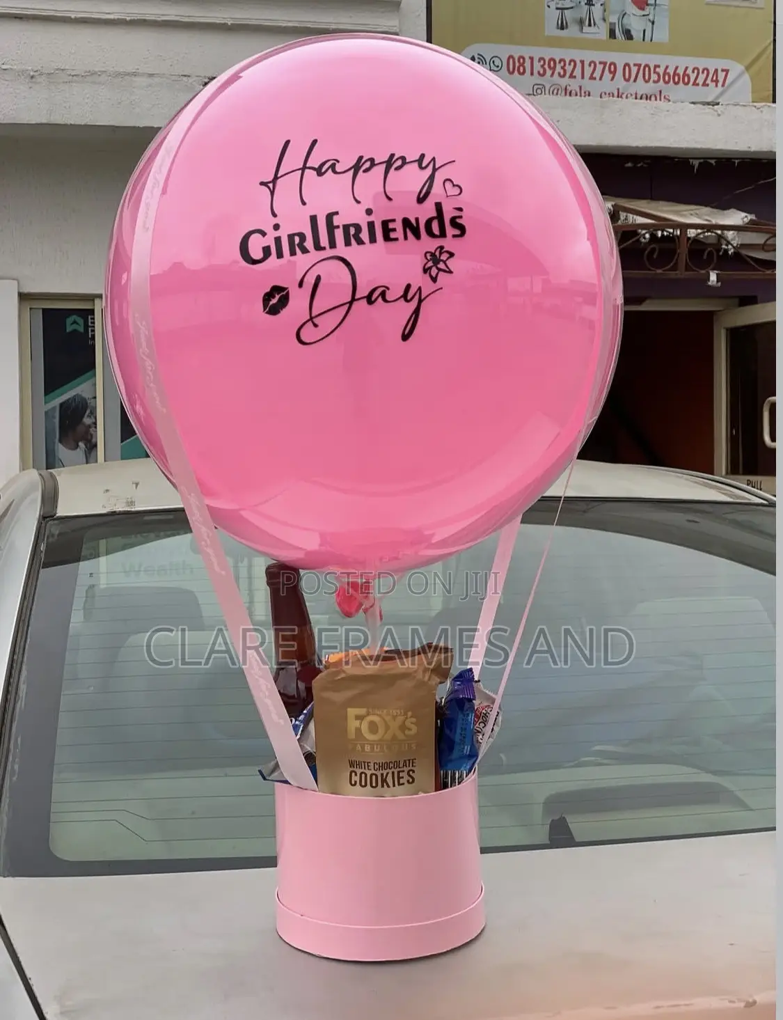 Customized Helium Chocolate Treat Box in Lagos.
