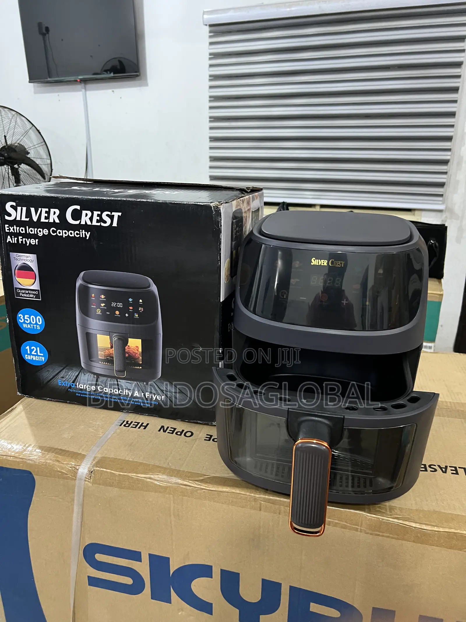 Silvercrest Jd689b 12l Air Fryer – Non-Stick, Durable Fast Heating