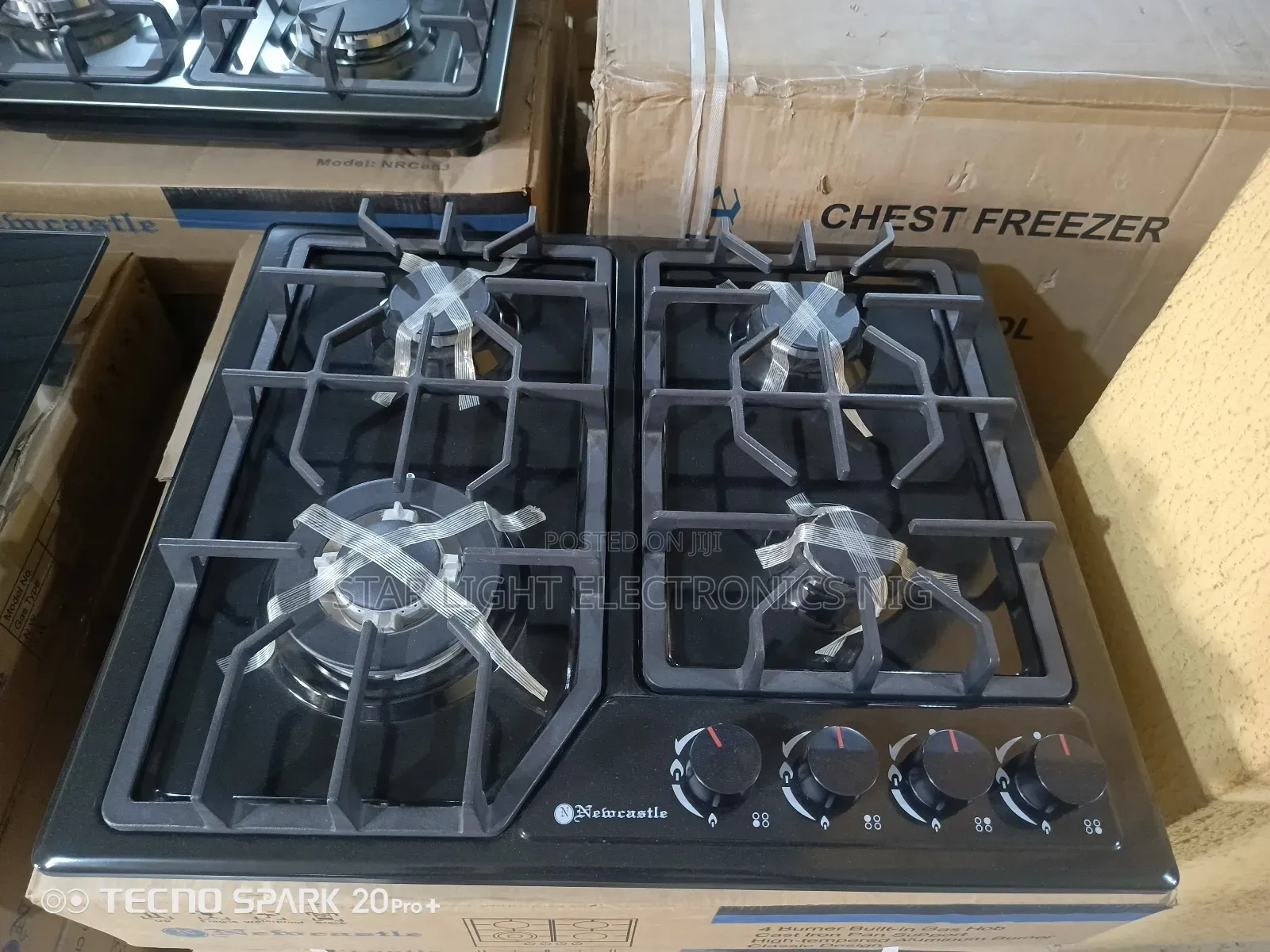 4 Gas Burners Stainless Steel Newcastle