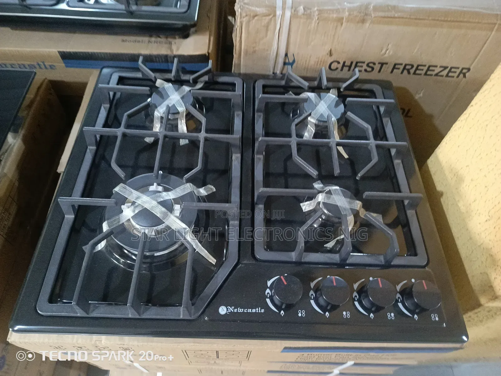 4 Gas Burners Stainless Steel Newcastle