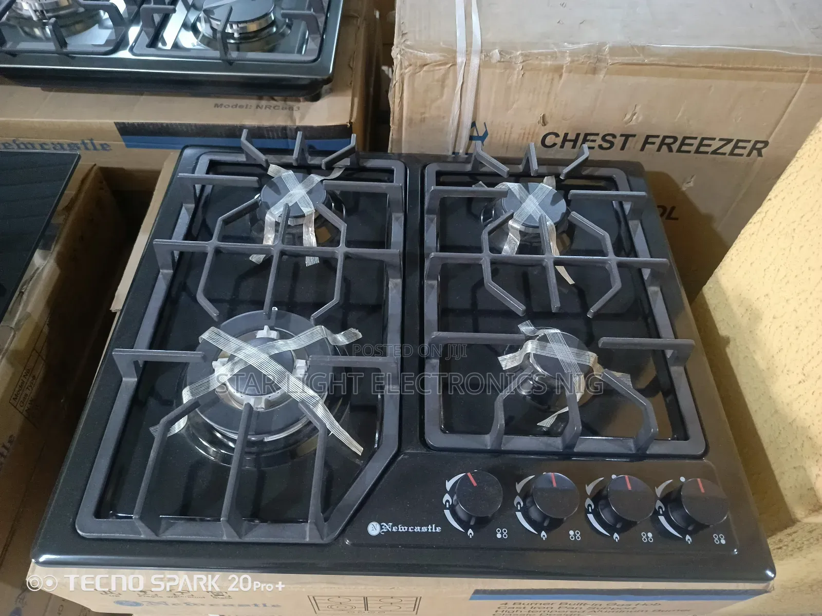 4 Gas Burners Stainless Steel Newcastle