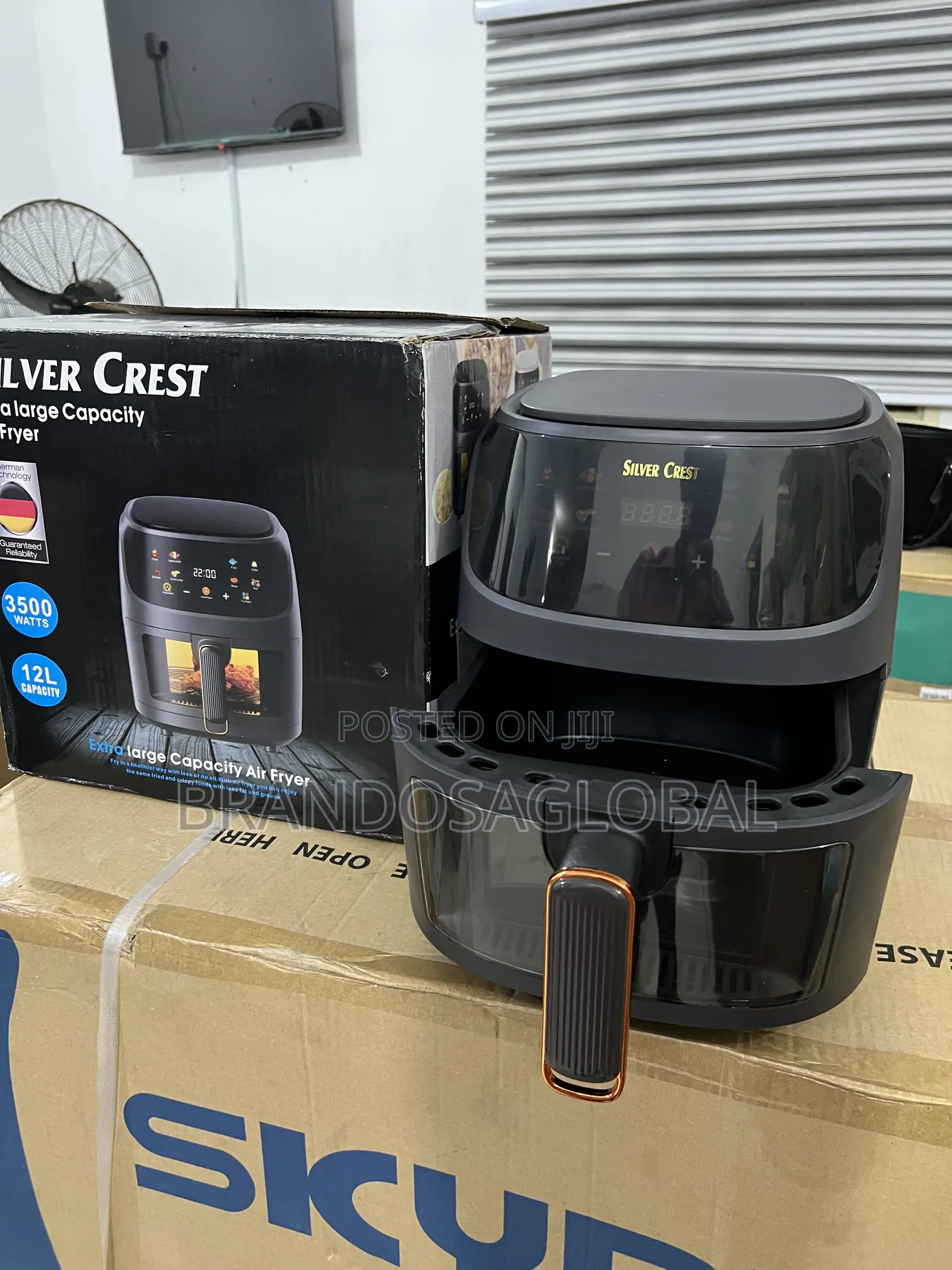 Silvercrest Jd689b 12l Smart Air Fryer – Non-Stick Coated Basket