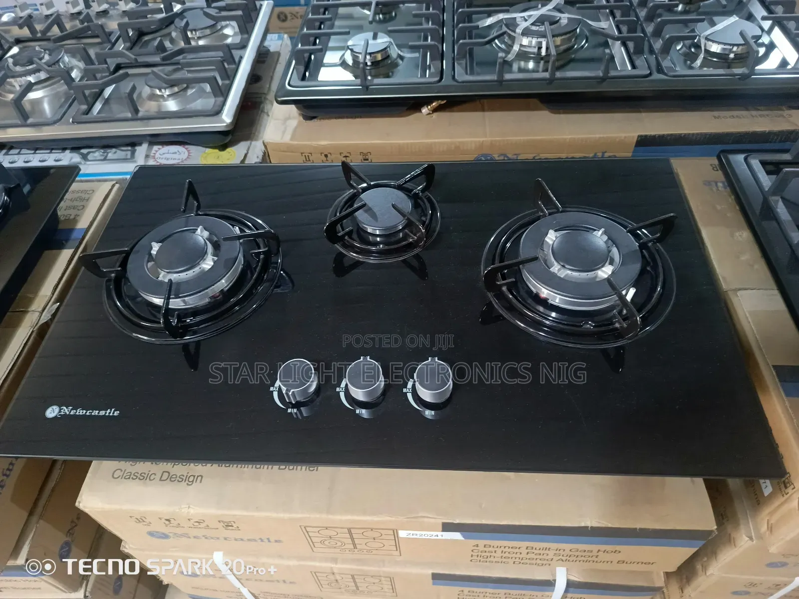 3 Gas Burners Built-in Newcastle