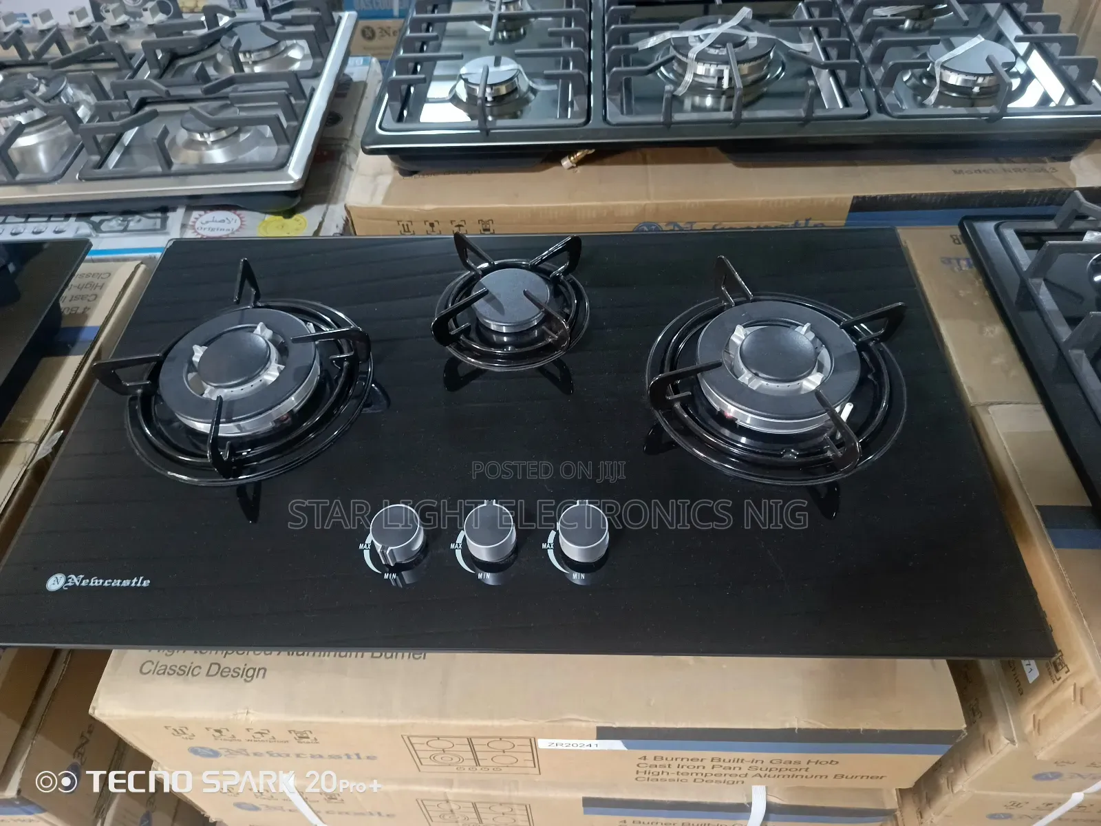 3 Gas Burners Built-in Newcastle