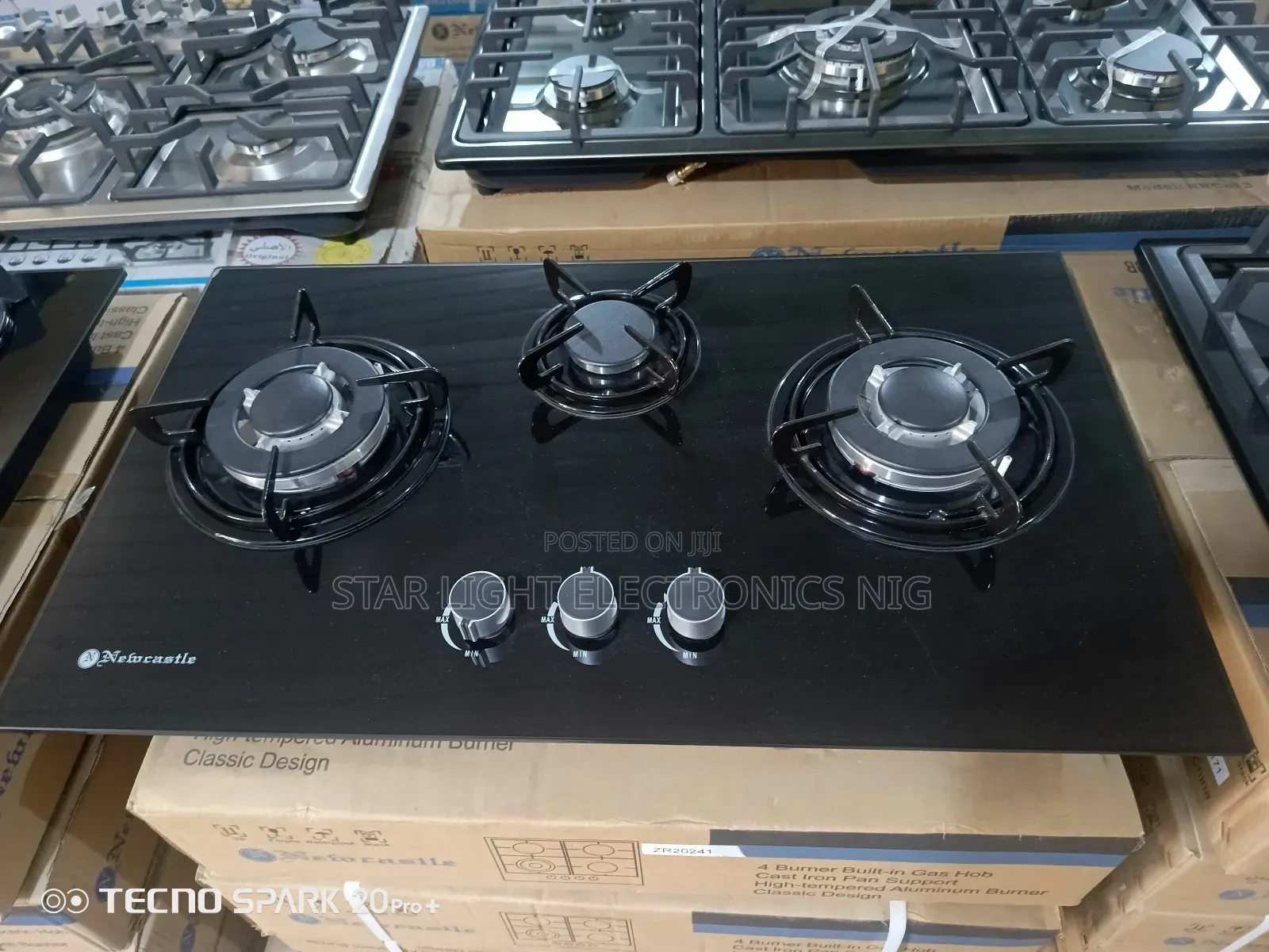 3 Gas Burners Built-in Newcastle