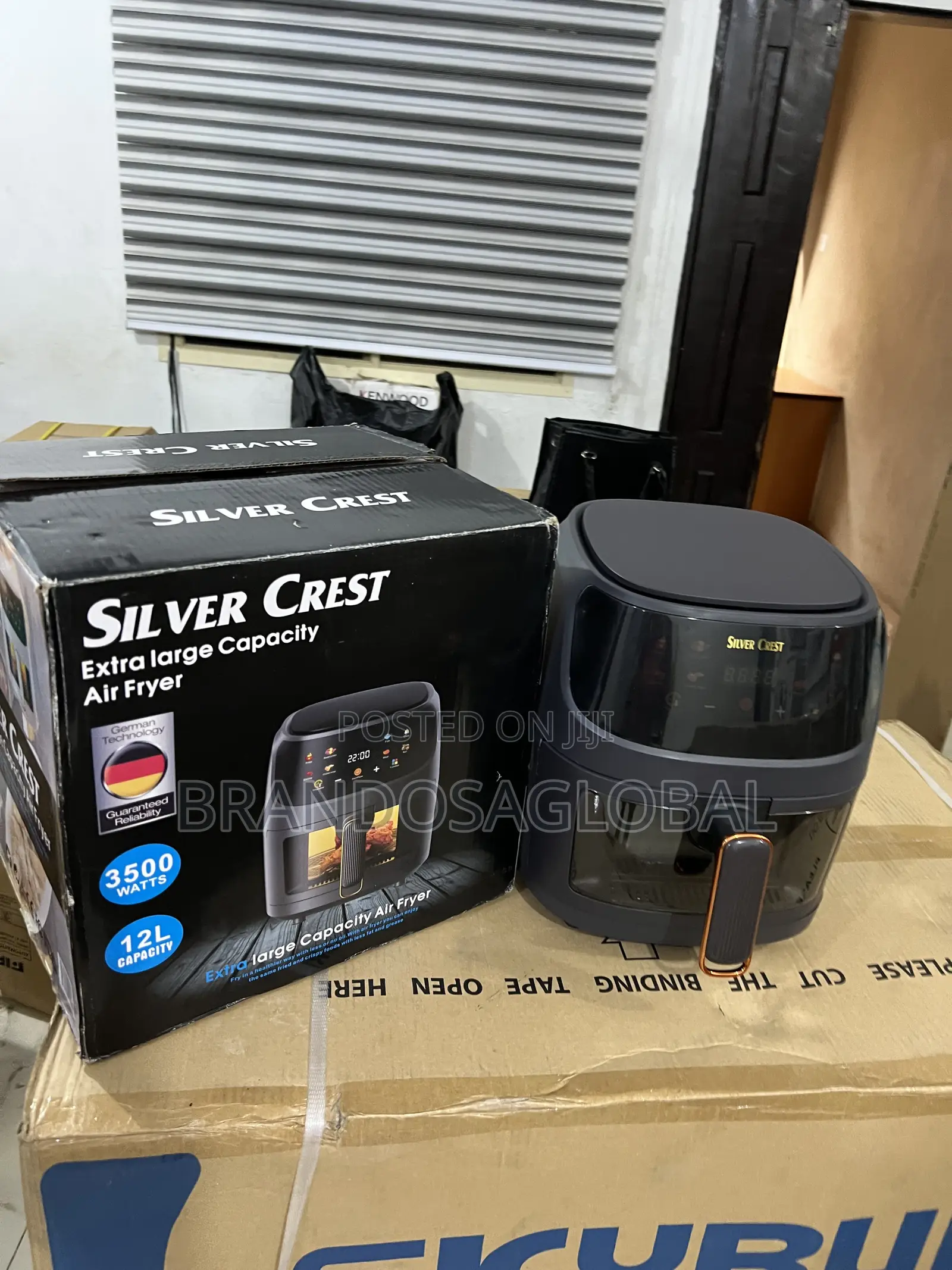 Silvercrest 12l Smart Air Fryer With Led Display (Jd689b)
