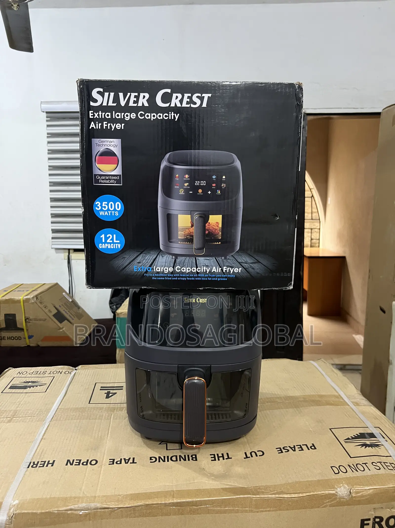Silvercrest Jd689b 12l Hot Air Fryer – Advanced Heating System