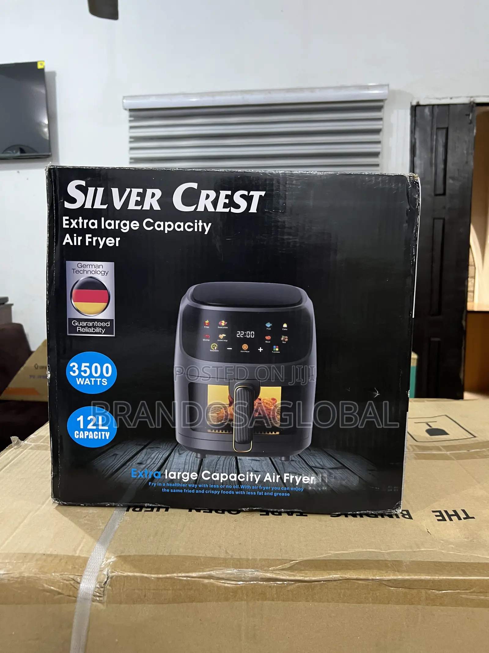 Silvercrest Jd689b 12l Hot Air Fryer – Advanced Heating System
