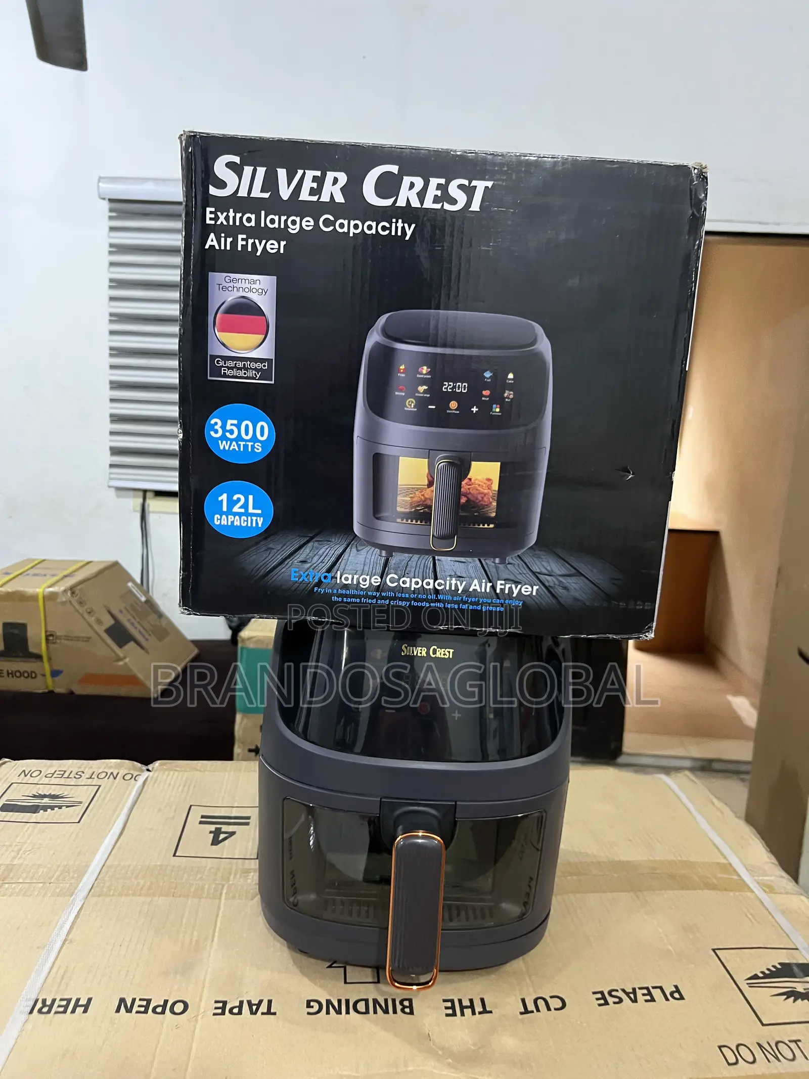 Silvercrest Jd689b Air Fryer 12l – Easy Cleaning Fast Frying