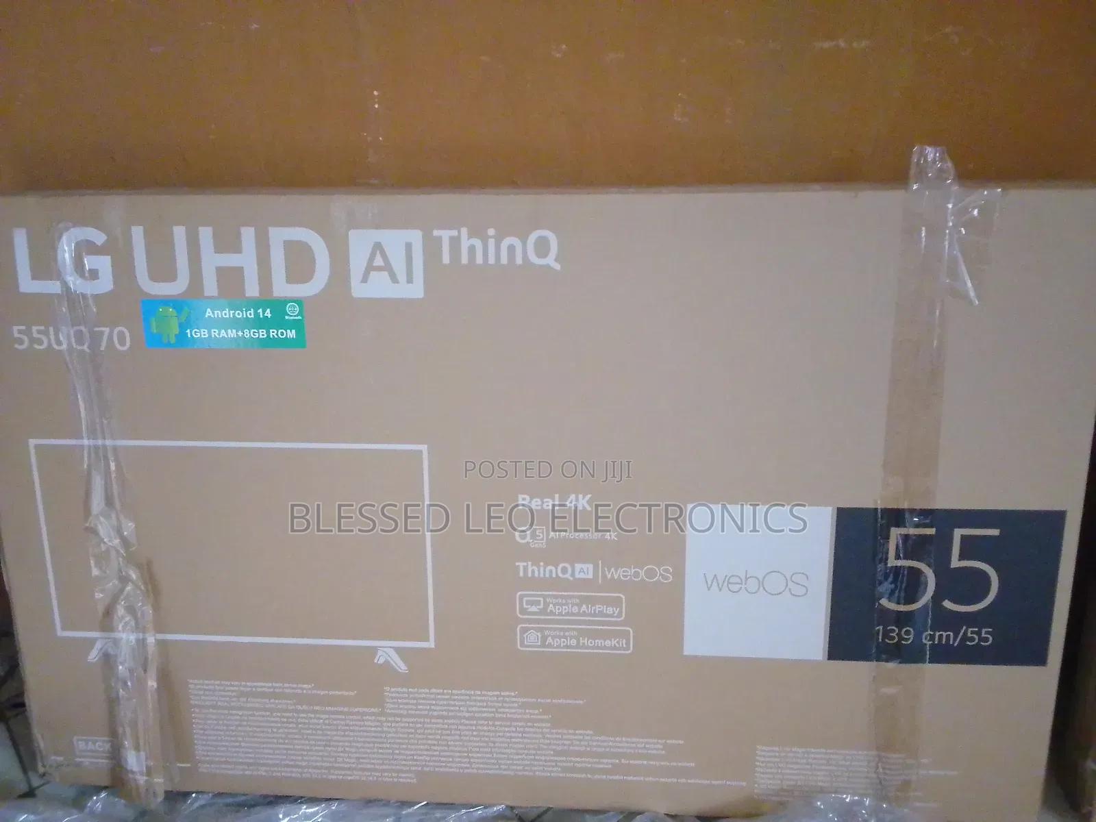 55 Inches Audible Frameless Lg