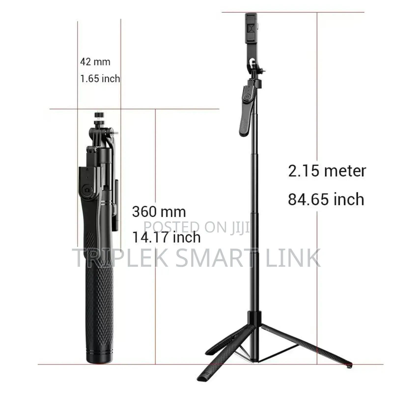  Ultra Long 215cm Selfie Stick Tripod With Remote Control