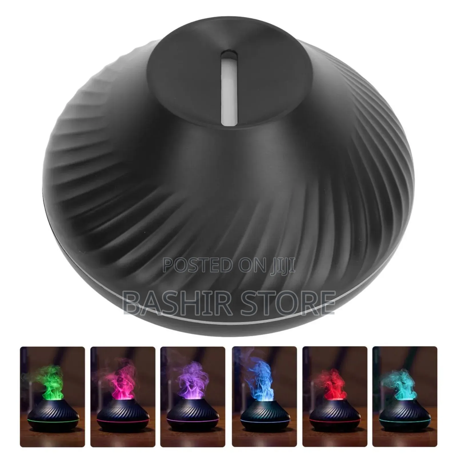 Dealfun Flame Aroma Diffuser Humidifier 7 Flame Color Night Light,