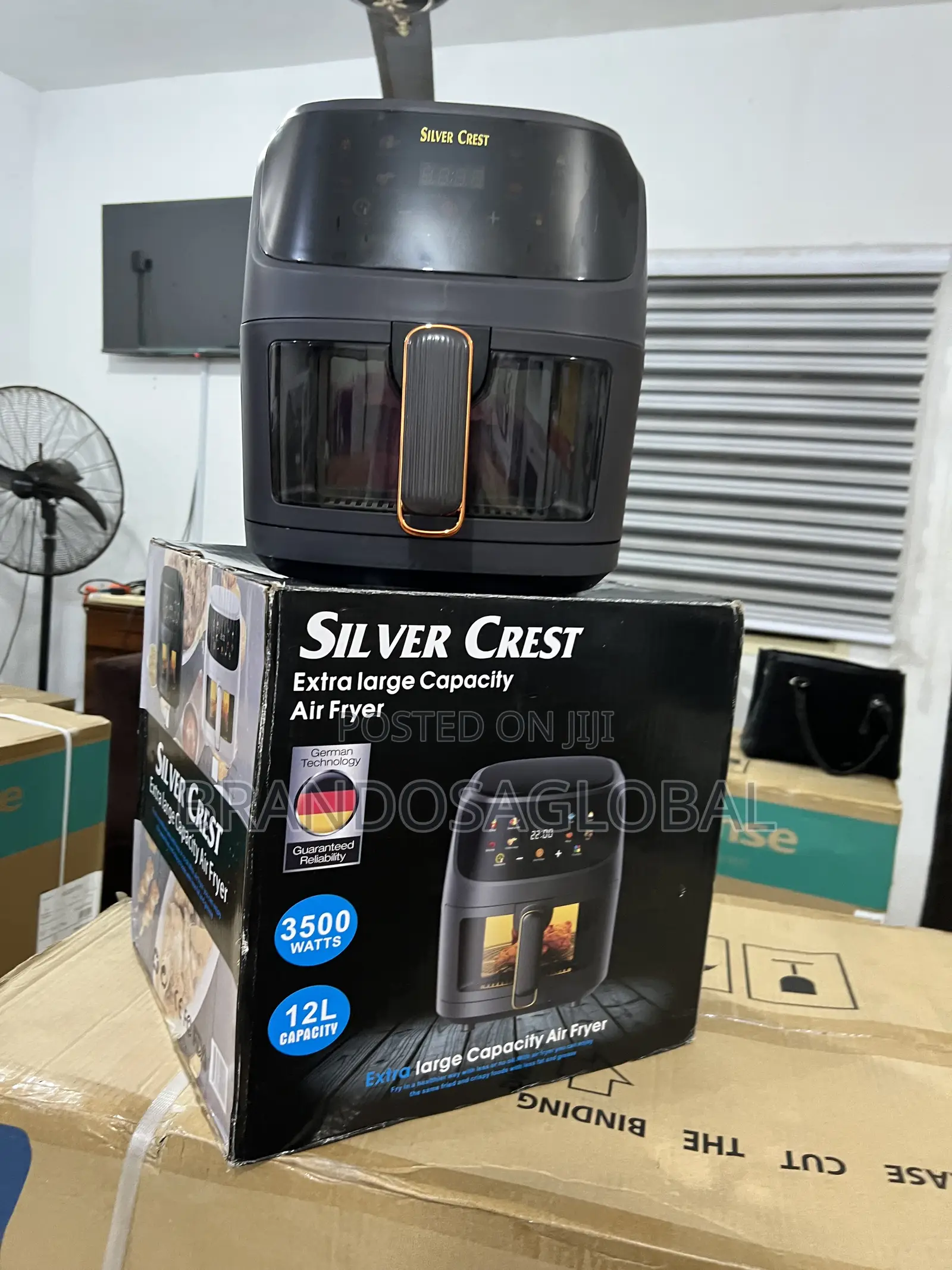 Silvercrest Jd689b 12l Air Fryer – Multi-Use Kitchen Appliance