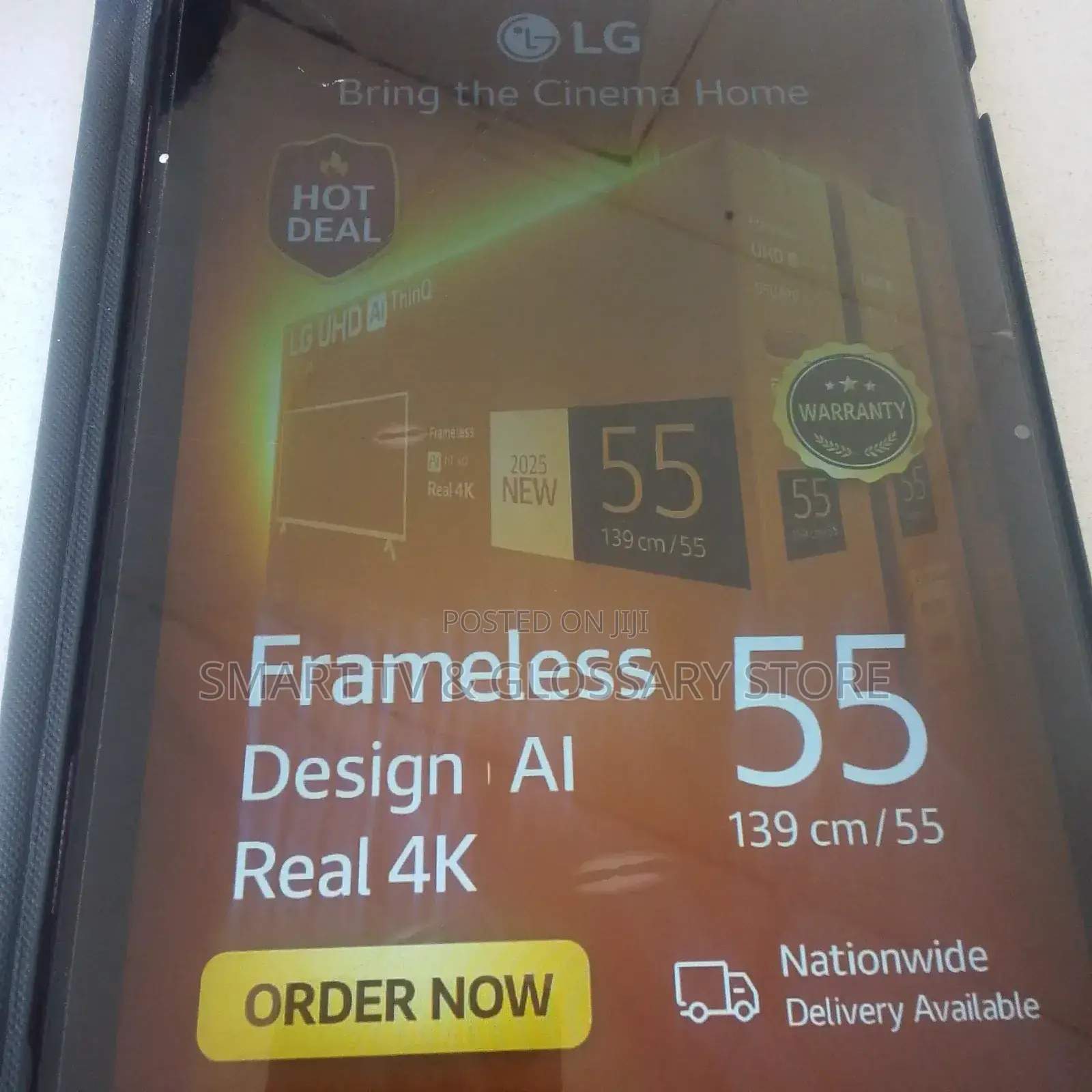 55 Inches Home Dashboard Smart Tv