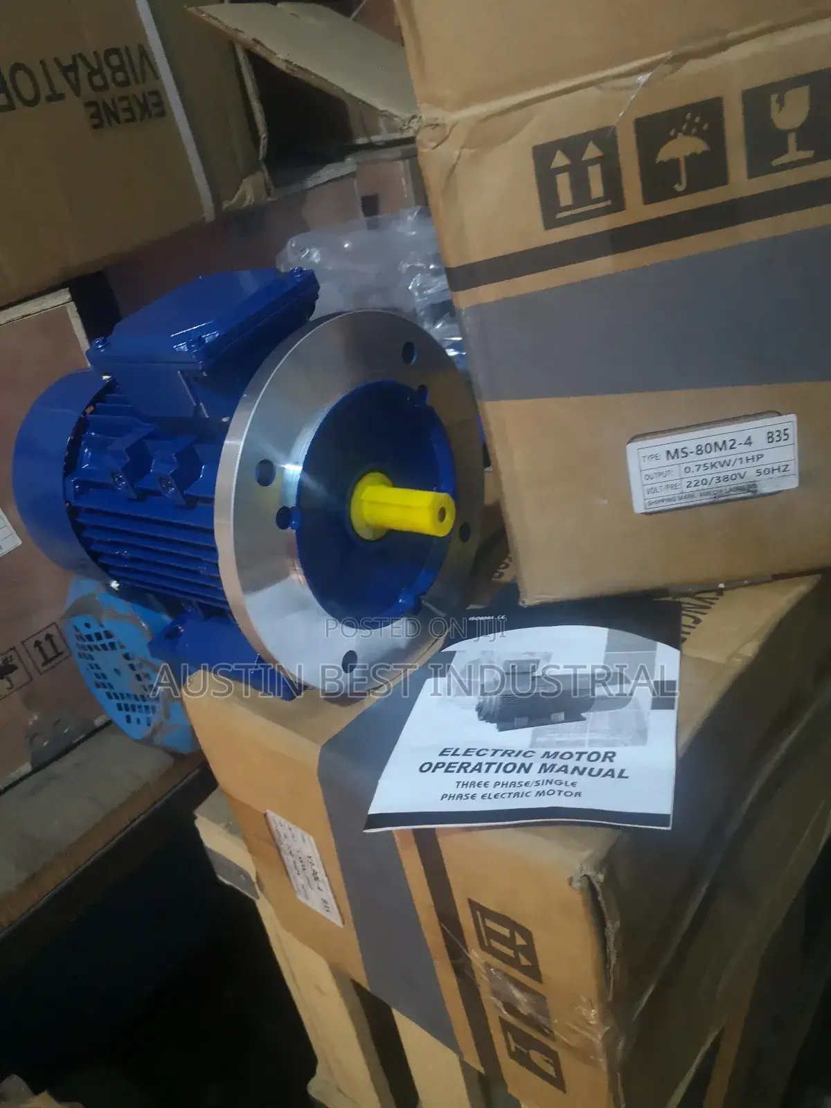 Flanged Electric Motor 1hp Normal Speed