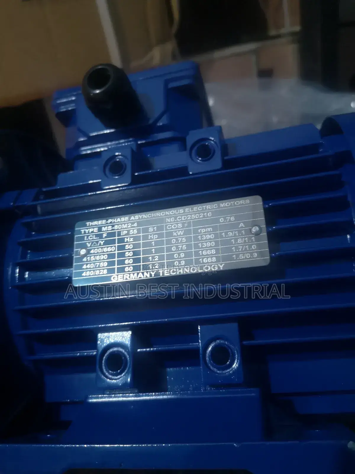Flanged Electric Motor 1hp Normal Speed