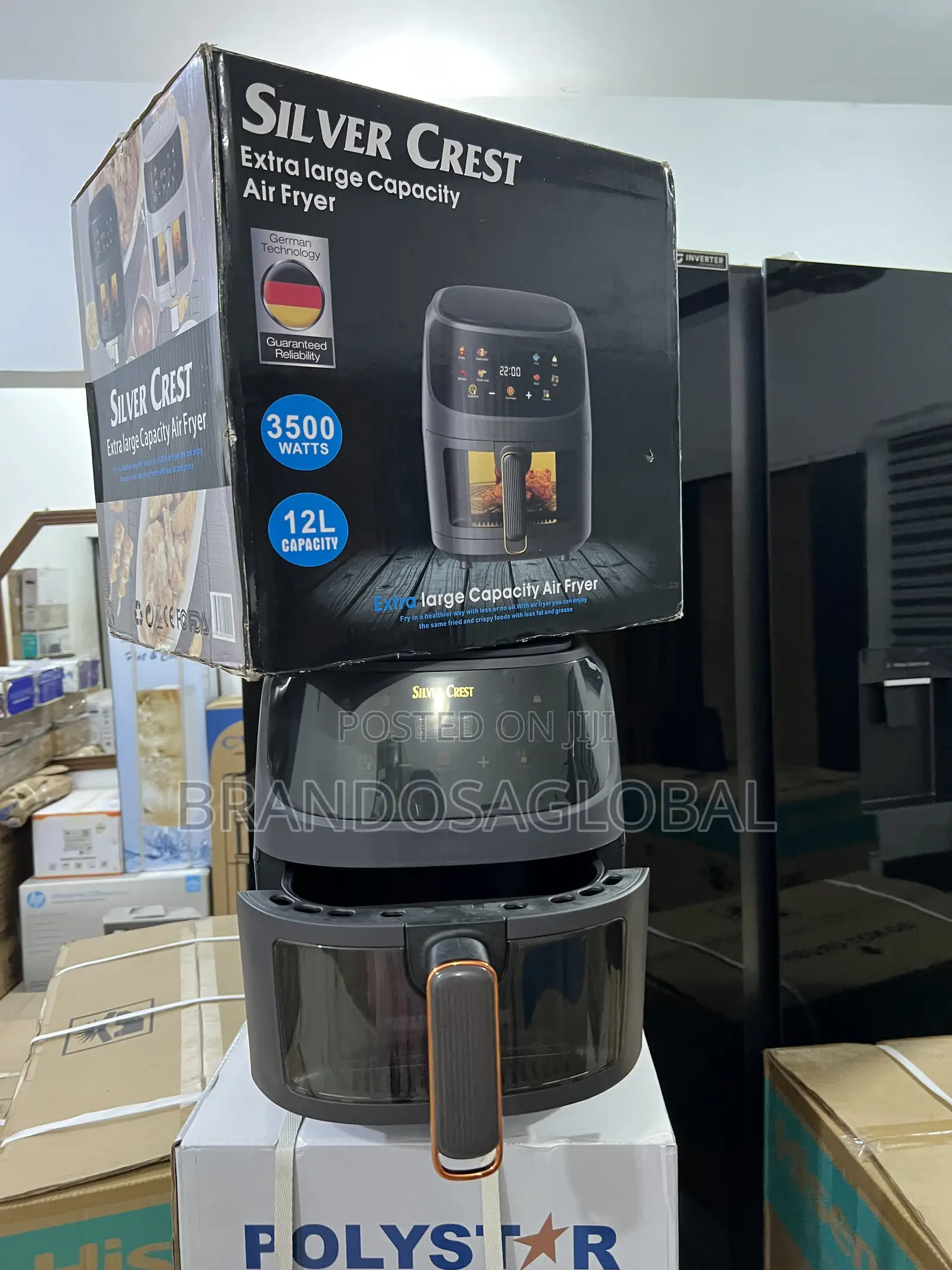 Silvercrest 12l Digital Air Fryer Jd689b – Fast, Healthy, Reliable