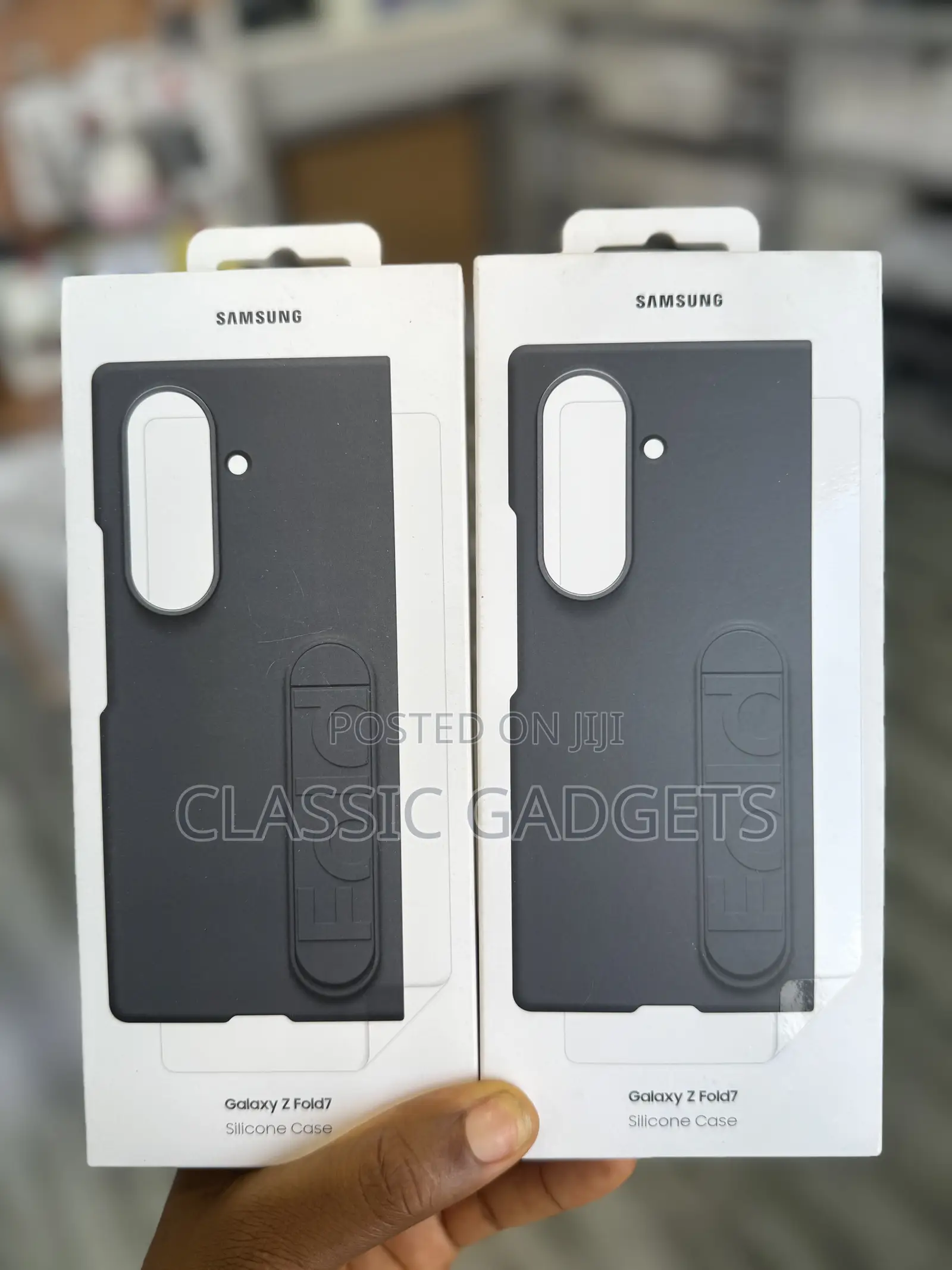 Original Silicone Case With Stand for Samsung Galaxy Z Fold 7