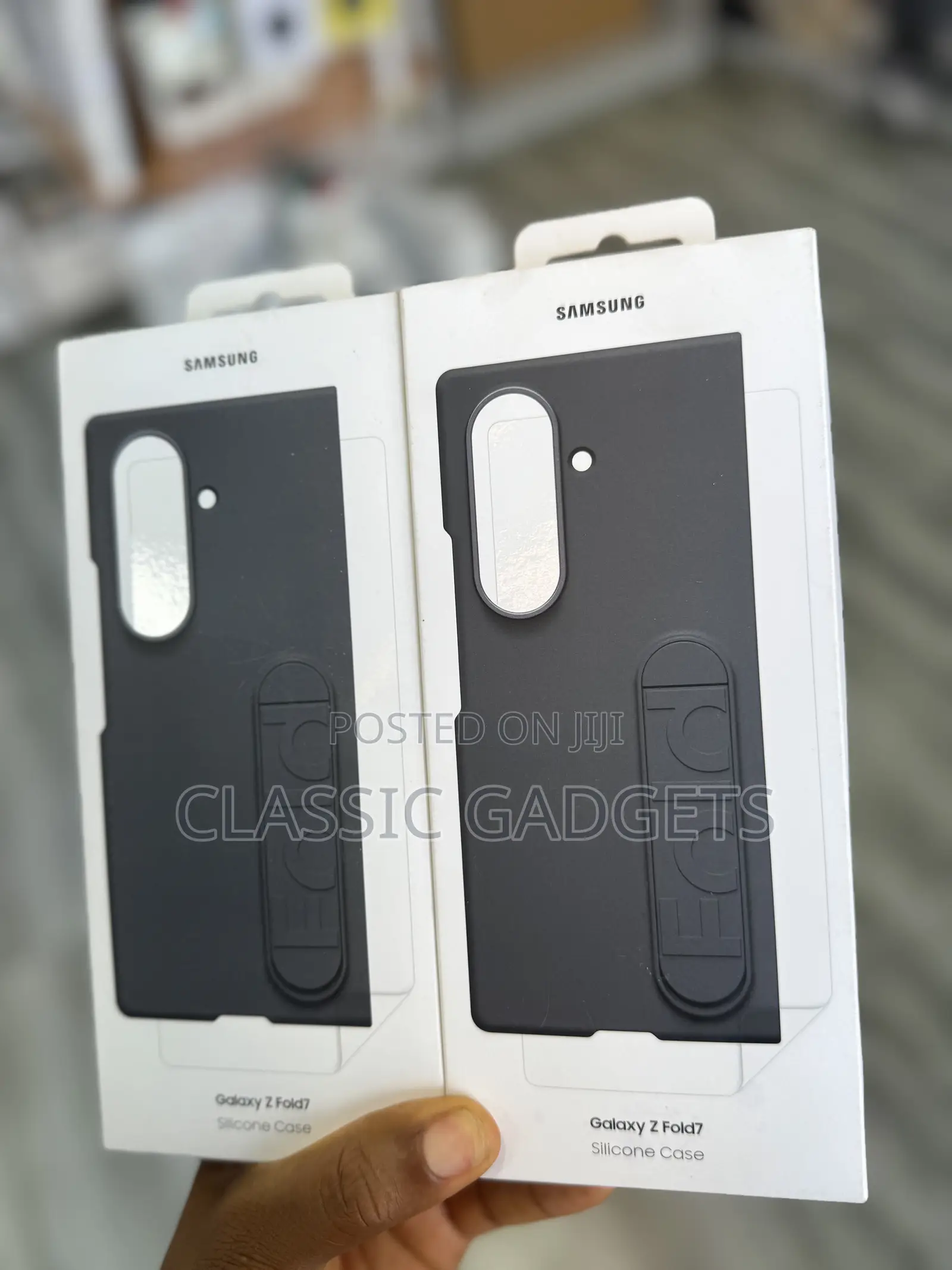 Original Silicone Case With Stand for Samsung Galaxy Z Fold 7