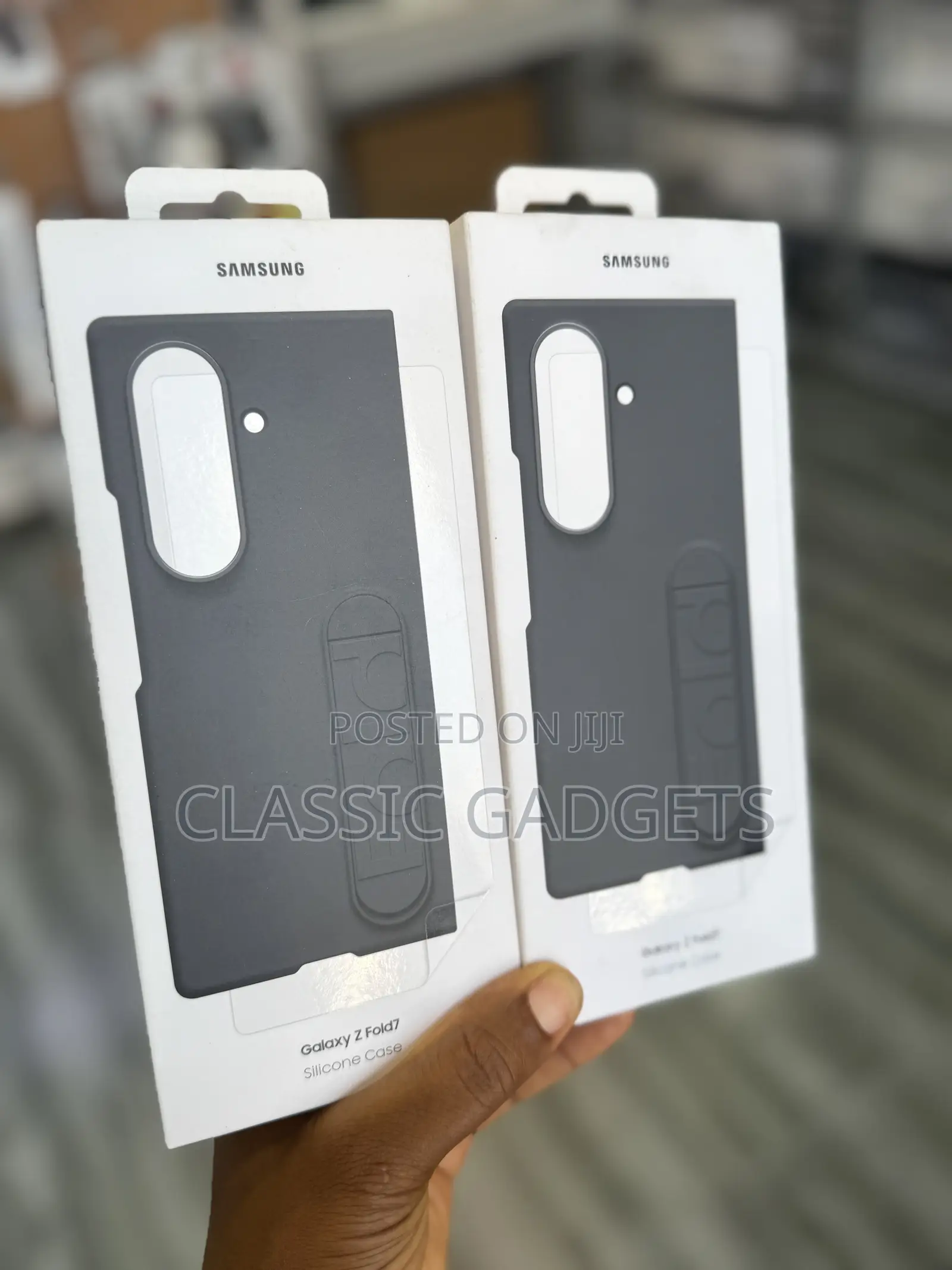 Original Silicone Case With Stand for Samsung Galaxy Z Fold 7