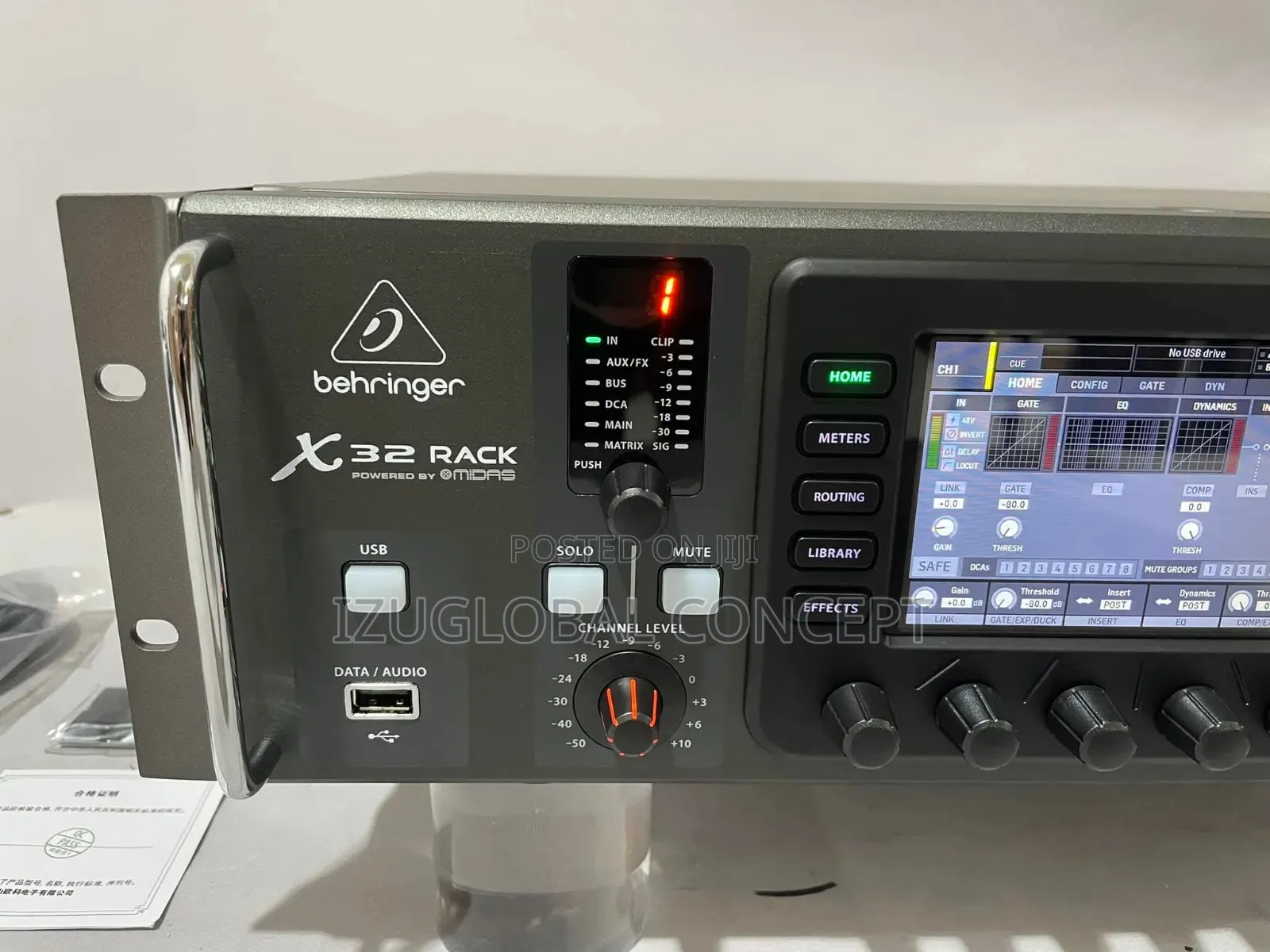Behringer X32 Rack 40-input Digital Mixer