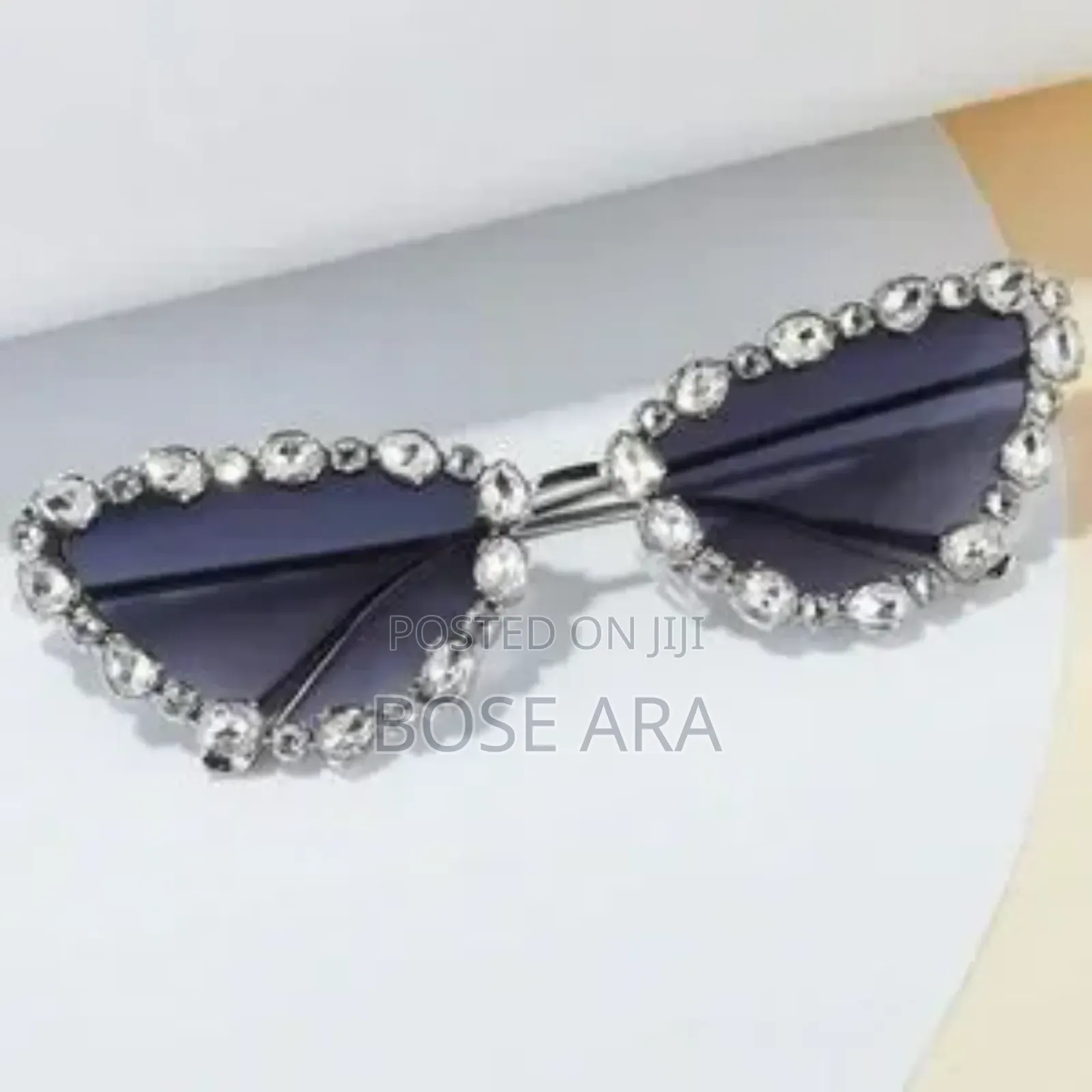 Cat Eye Sunshade Ladies Eye Glasses With Glass Case