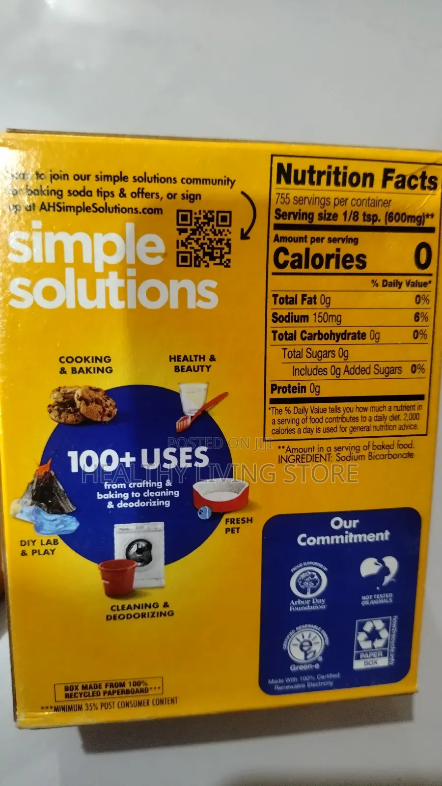 Arms Hammer Pure Baking Soda (453g)