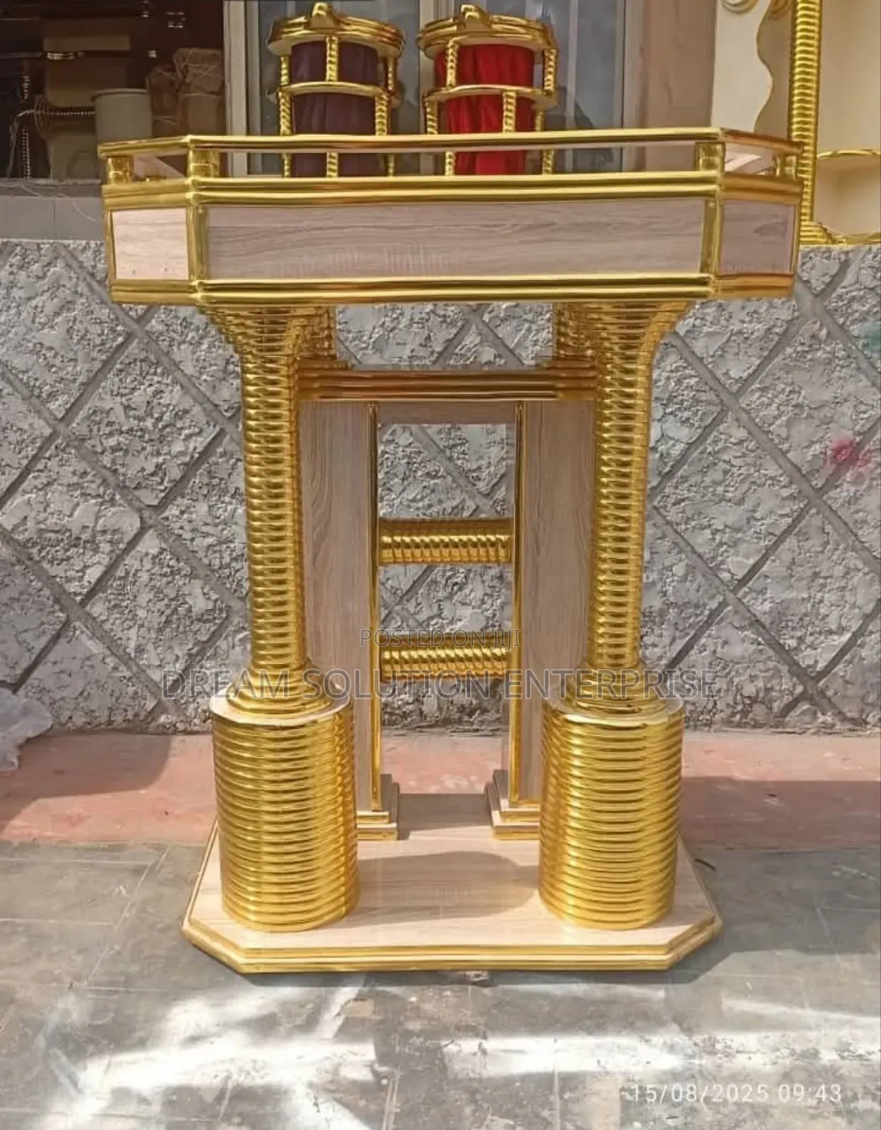 Standard Two Pillar Church Pulpit