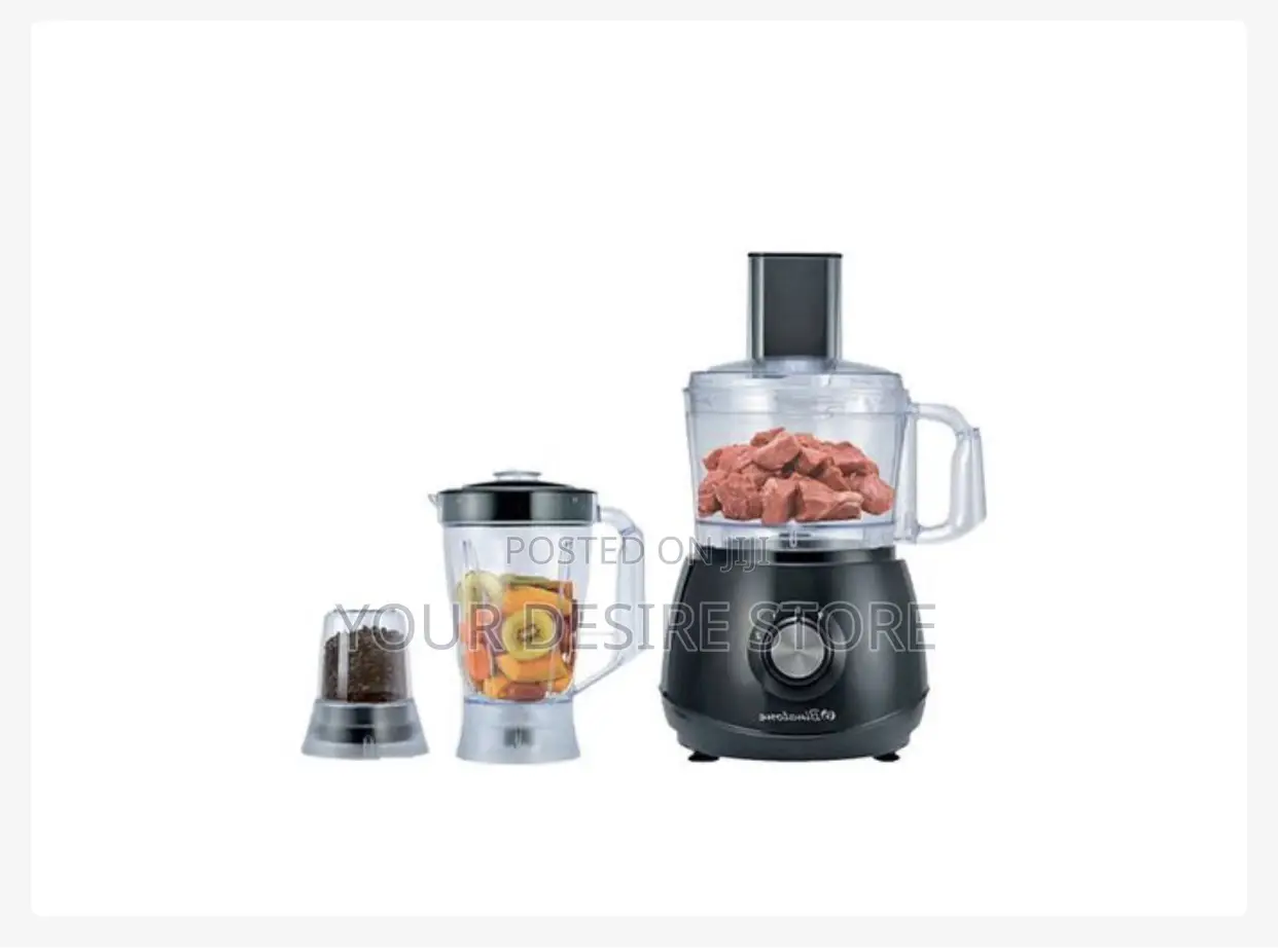 Binatone Food Processor (Fp-850) - Black + 2 Years Warranty