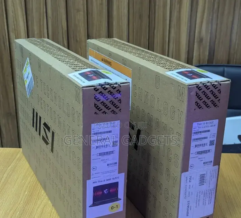 New Laptop MSI GF75 Thin 16GB Intel Core I5 SSD 512GB