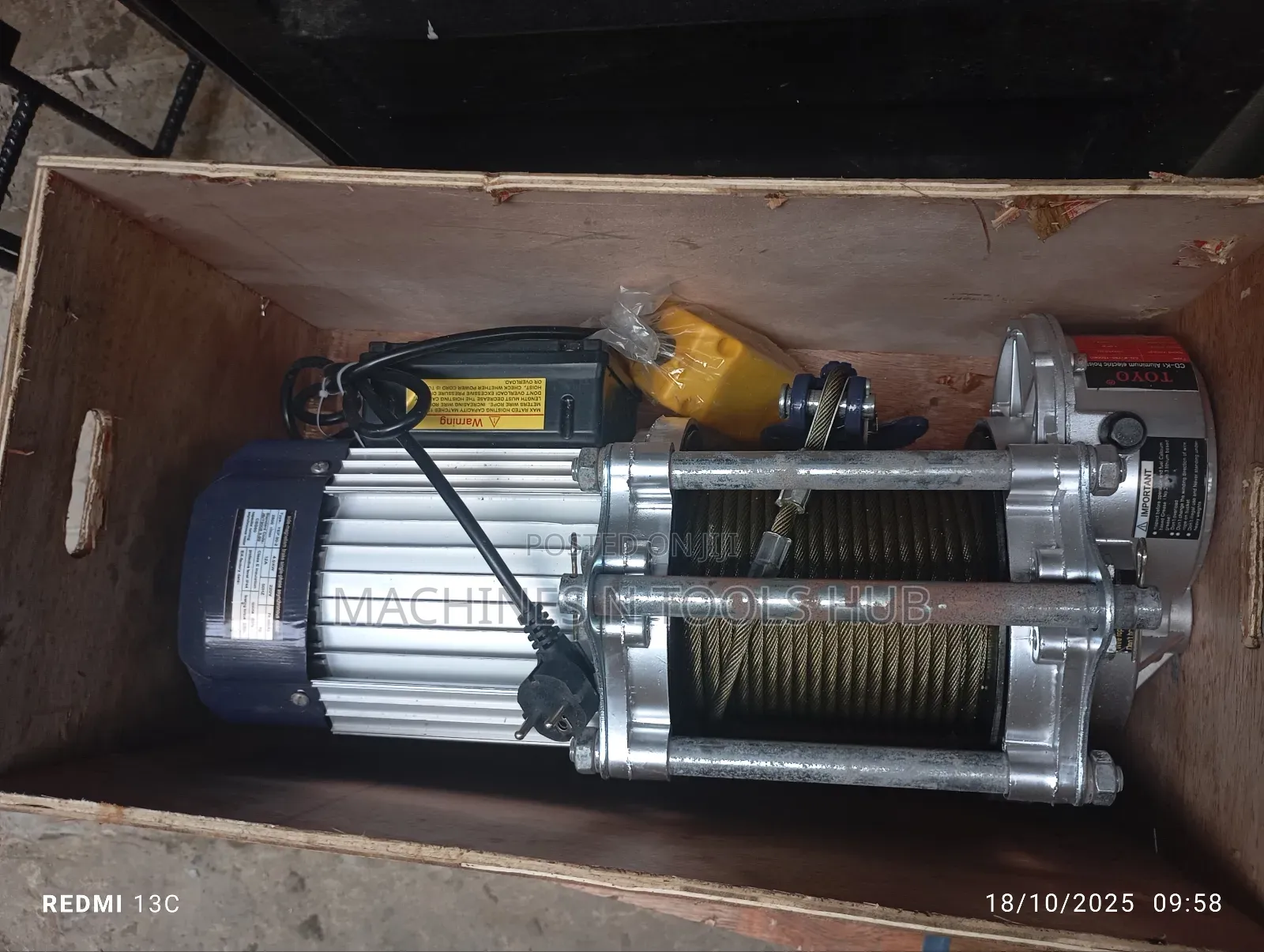 1500kg Electric Rope Hoist
