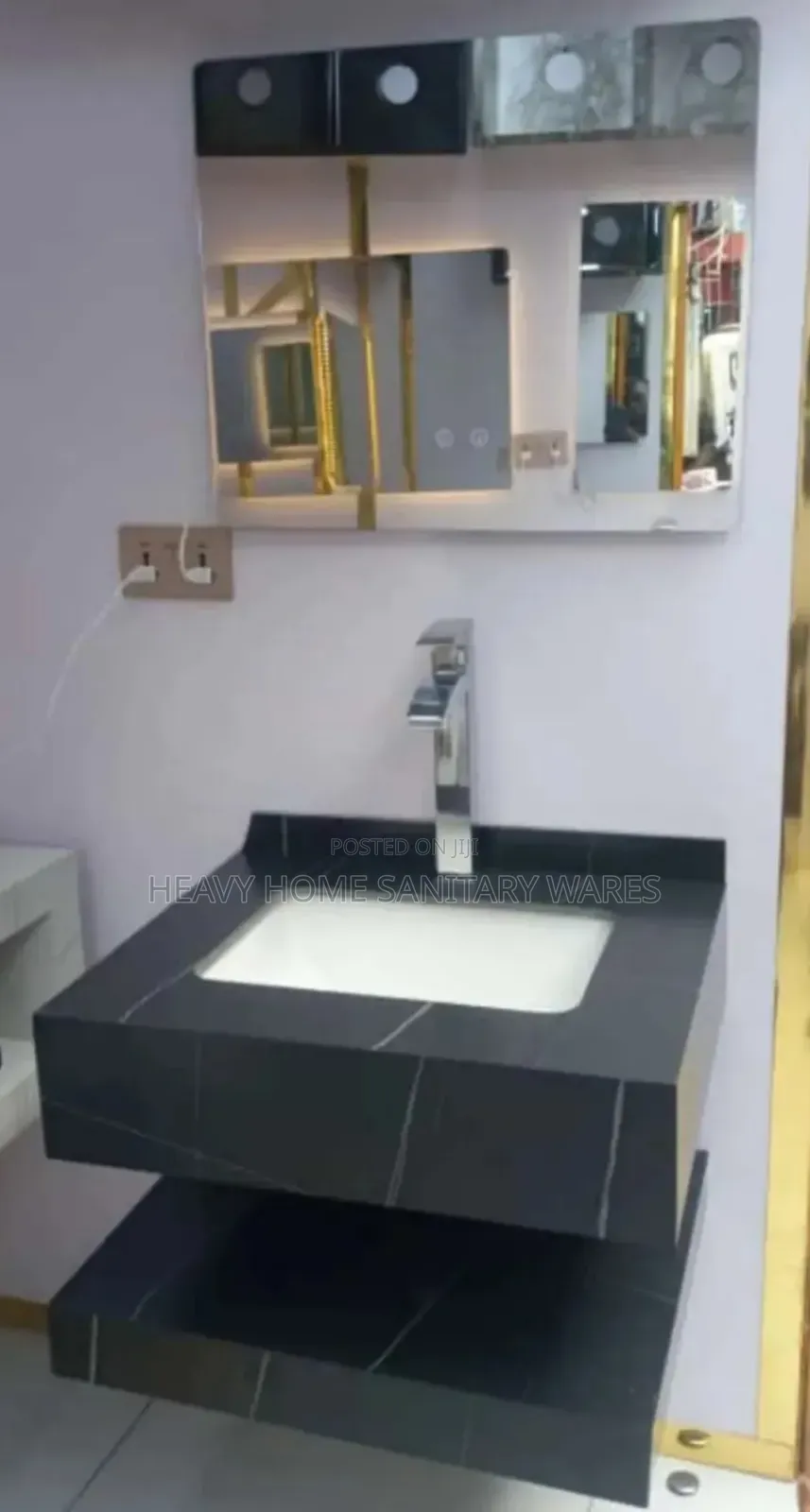 New Matt Black Cabinet